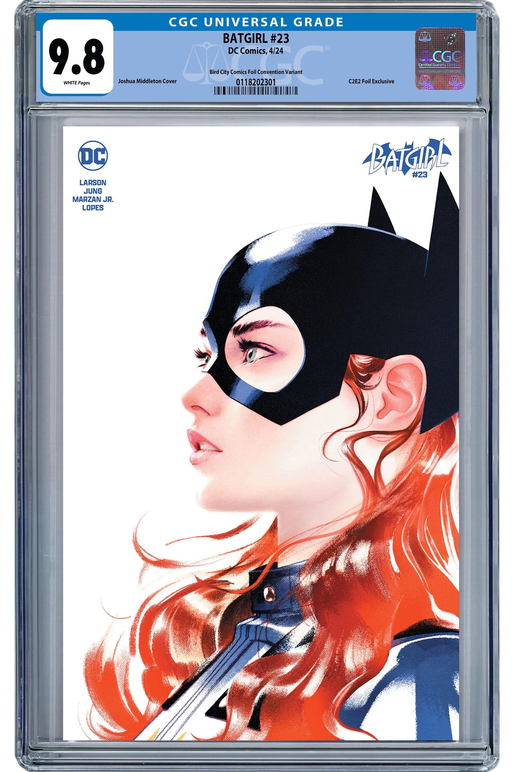 BATGIRL #23 JOSHUA MIDDLETON FOIL C2E2 EXCLUSIVE