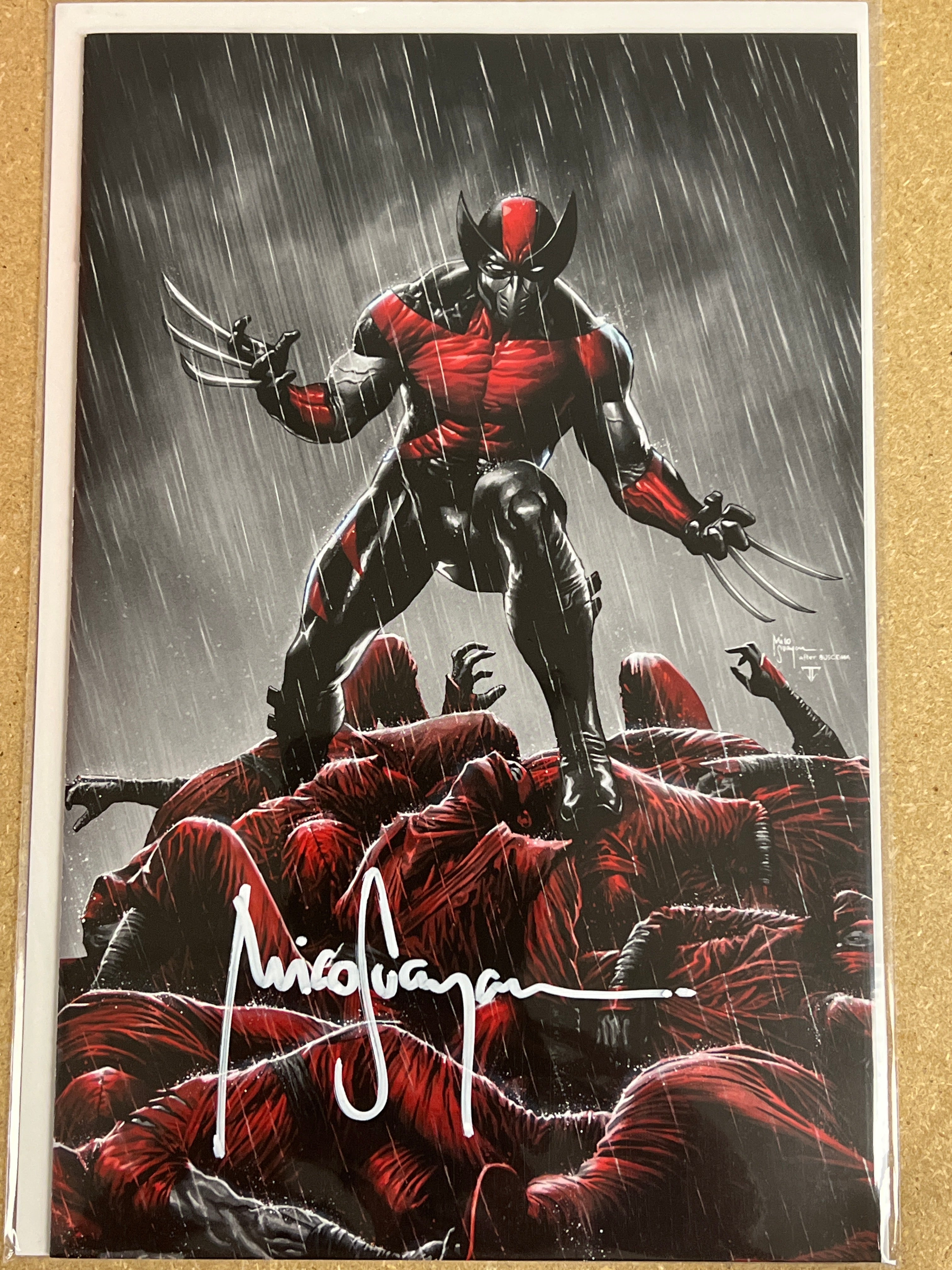ULTIMATE WOLVERINE #1 COLOR SPLASH MEGACON VARIANT SIGNED BY MICO WITH COA (SS5)(SS8)