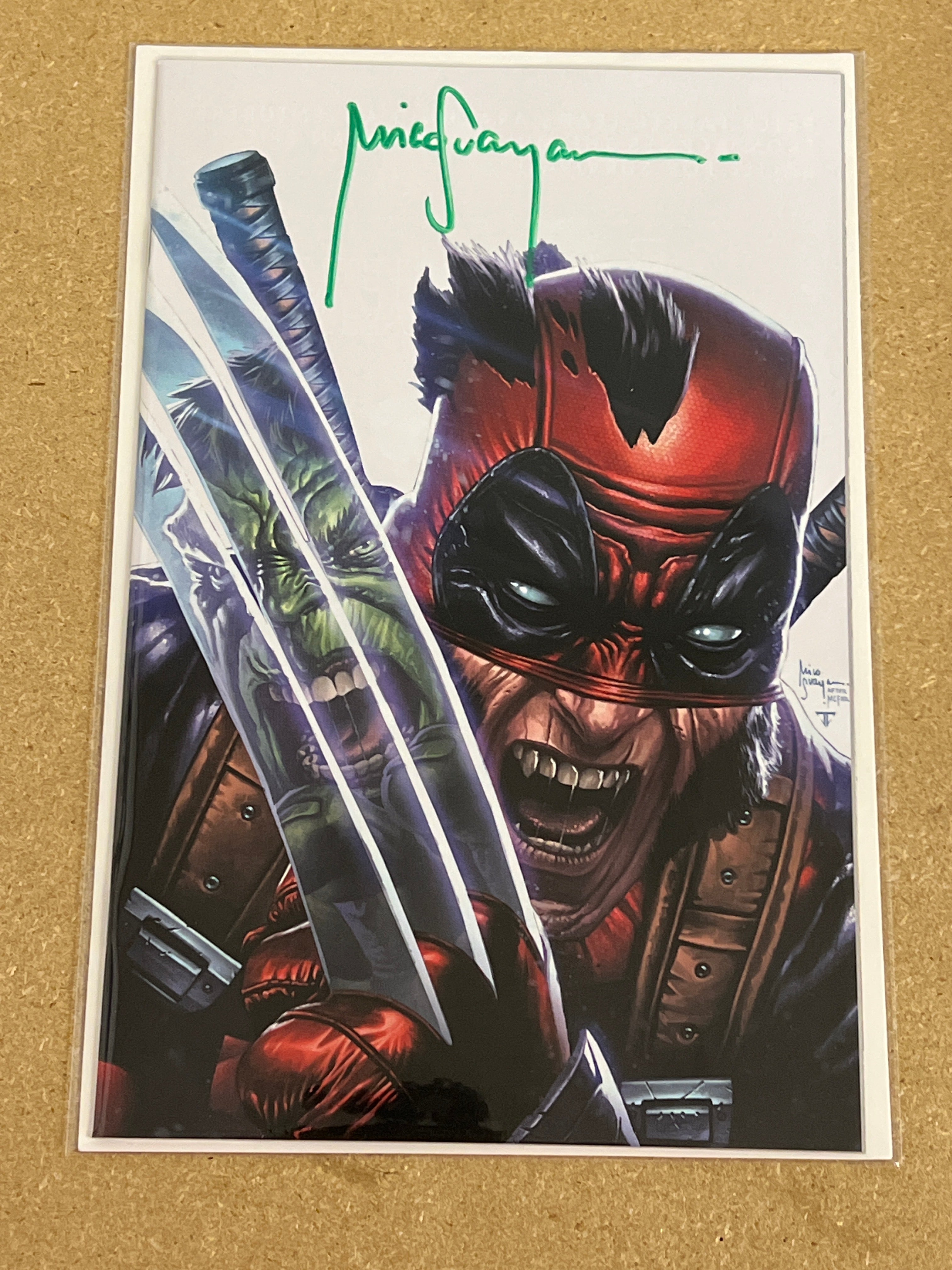 DEADPOOL #4 UNRELEASED SIGNED BY MICO SUAYAN WITH COA (SS5)(SS7)