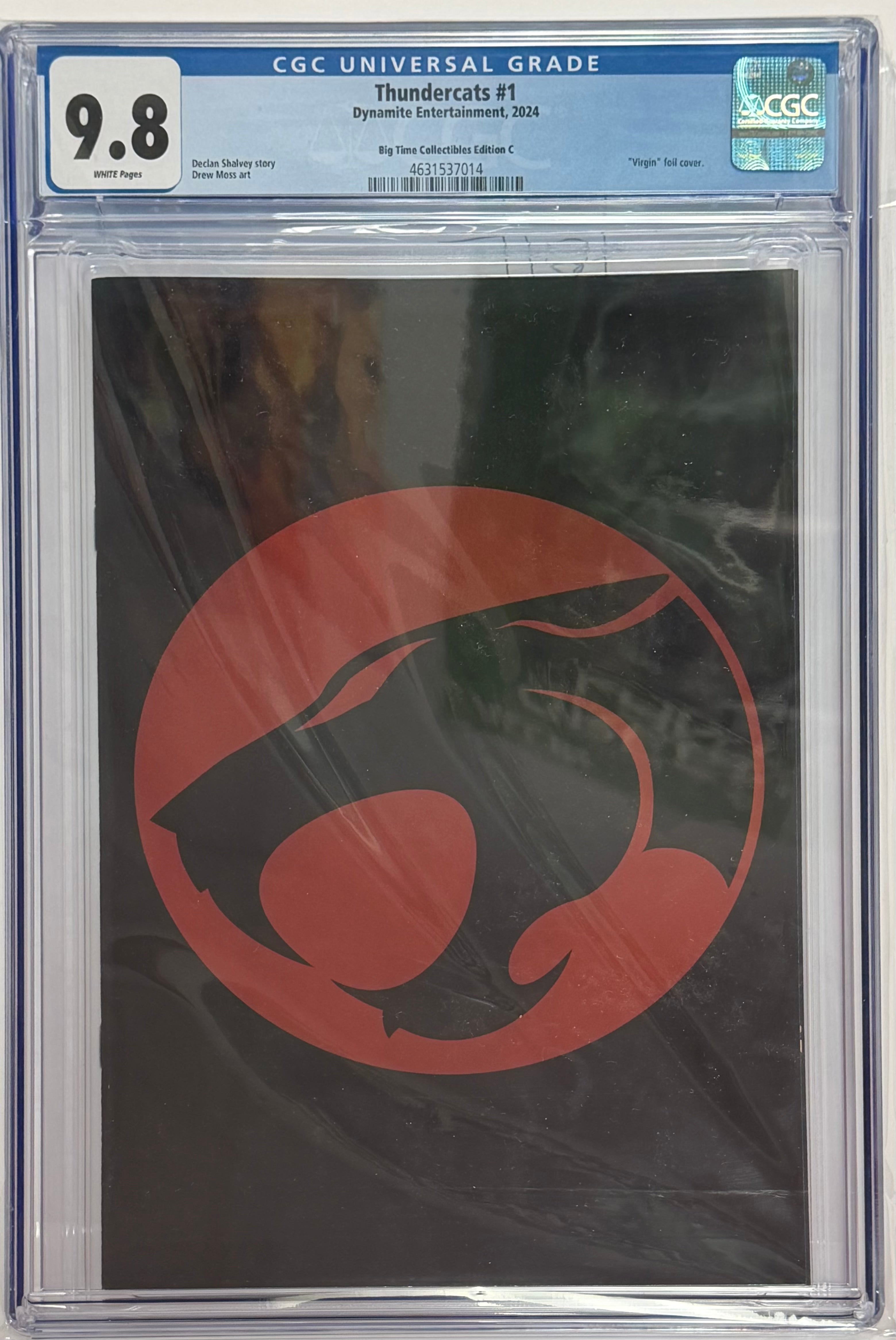 THUNDERCATS #1 LOGO FOIL EXCLUSIVE EDITION CGC 9.8 (IN STOCK) C61