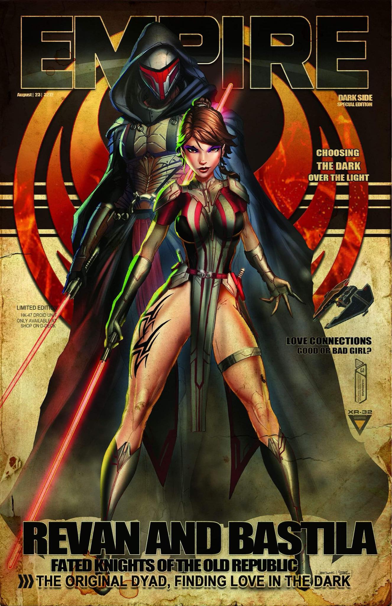 DAUGHTER'S OF EDEN #1 JAMIE TYNDALL REVENGE OF THE 5TH SITH REVAN EXCLUSIVE RETRO VARIANT OPTIONS
