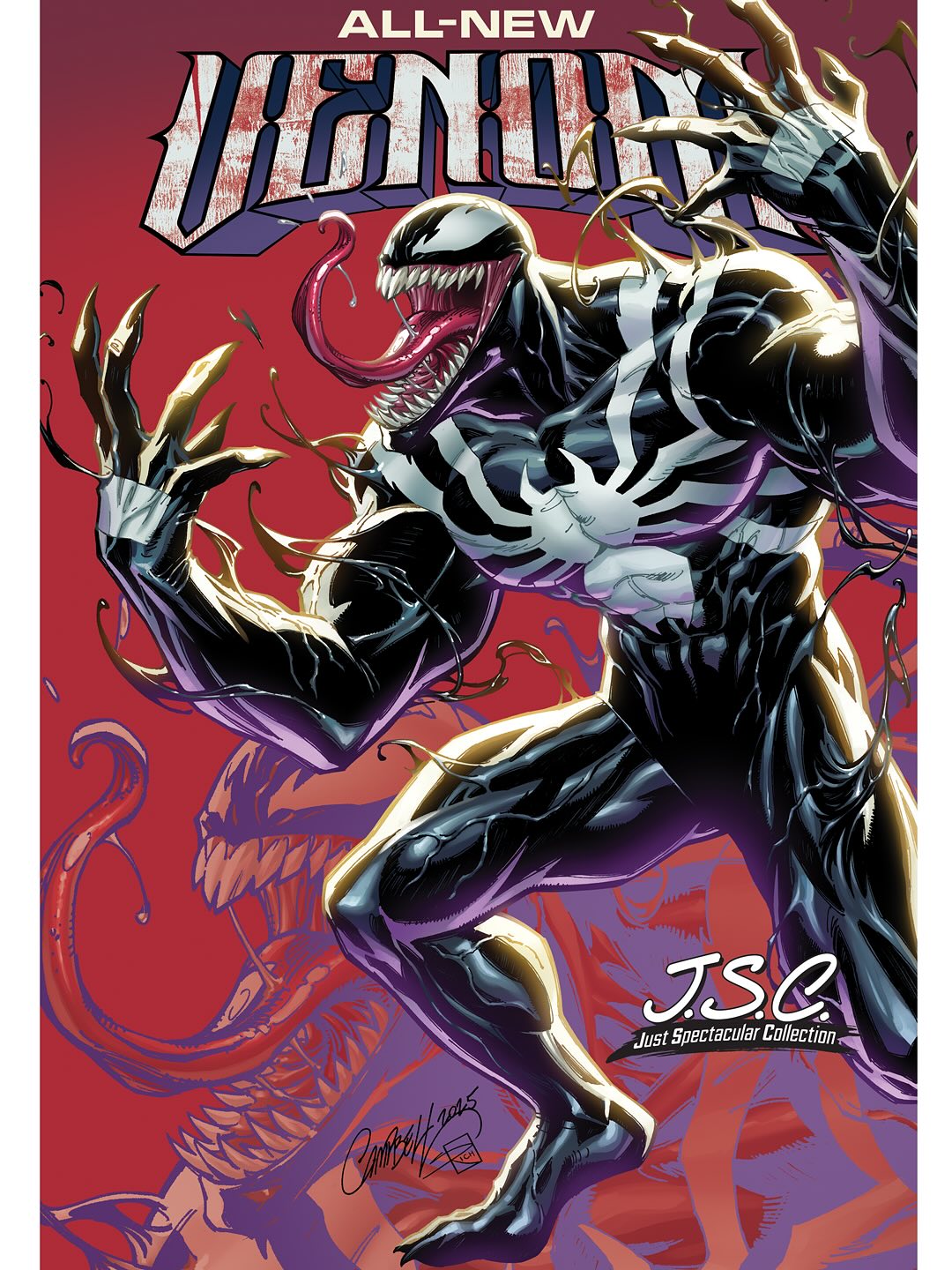 ALL-NEW VENOM #9 J. SCOTT CAMPBELL VARIANT -- [Expected In Stock Date