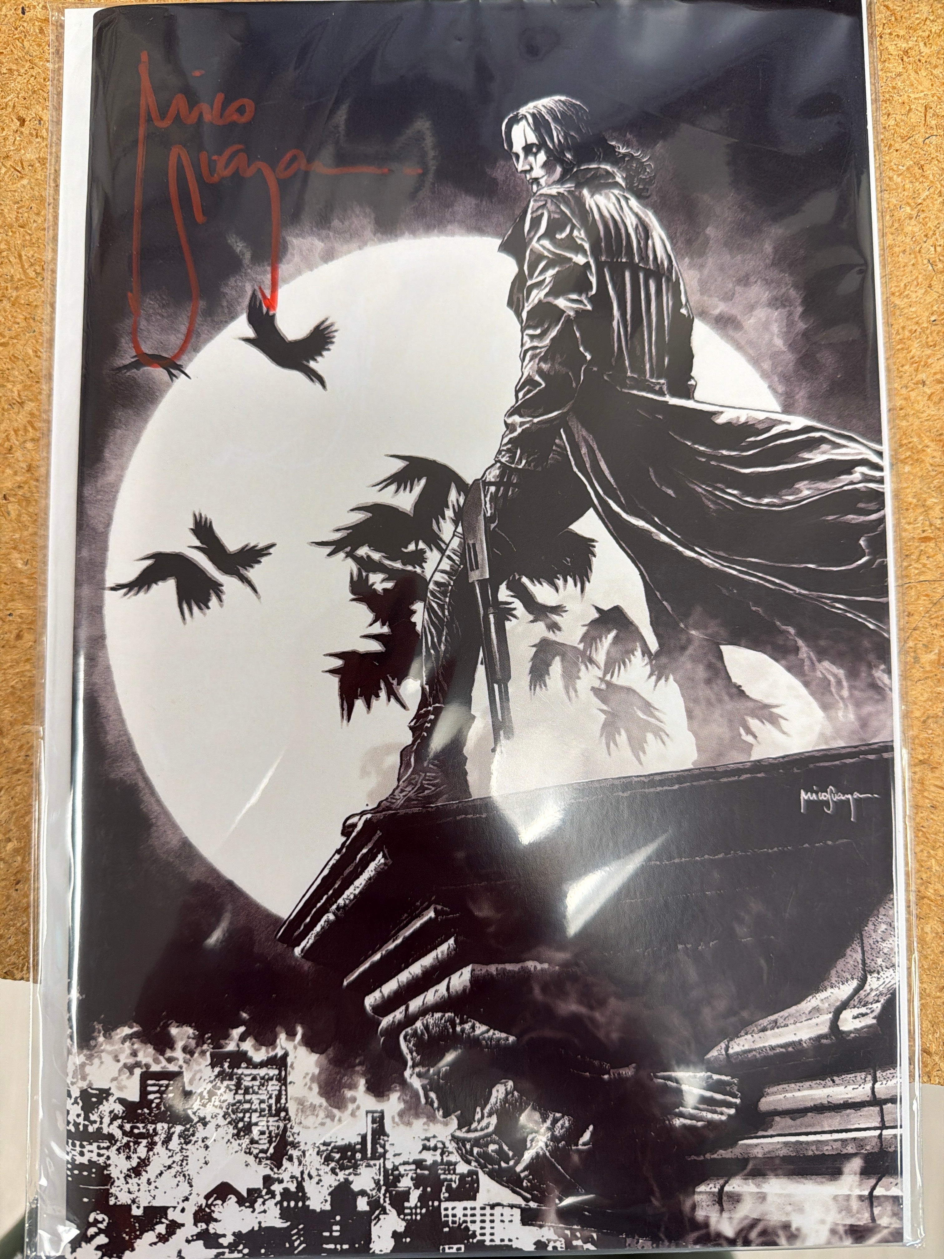 CROW DEAD TIME #1 MICO SUAYAN FANEXPO CHICAGO UNDERWORLD SIGNED BY MICO SUAYAN W/ COA (SS13)