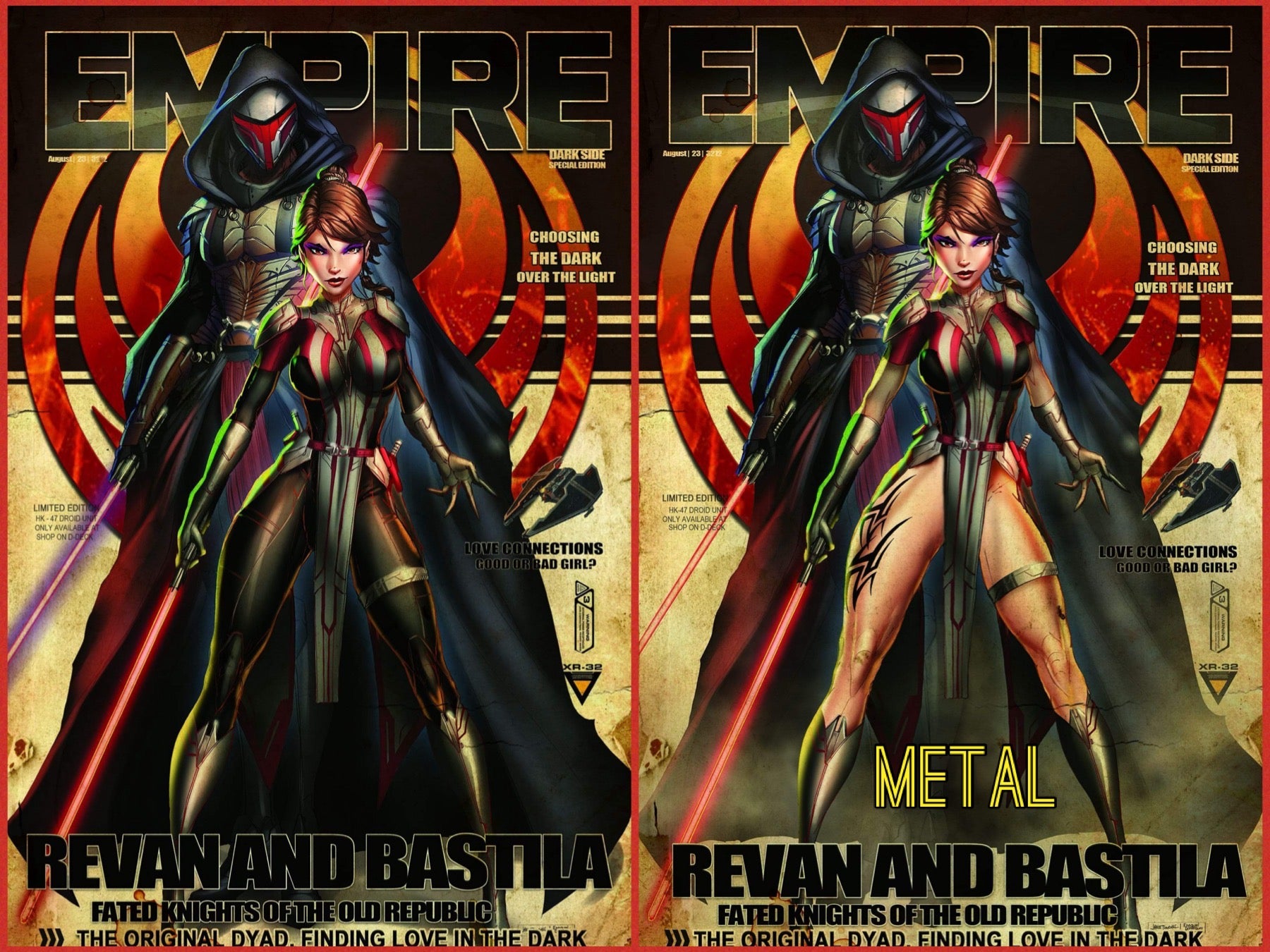 DAUGHTER'S OF EDEN #1 JAMIE TYNDALL REVENGE OF THE 5TH SITH REVAN EXCLUSIVE RETRO VARIANT OPTIONS