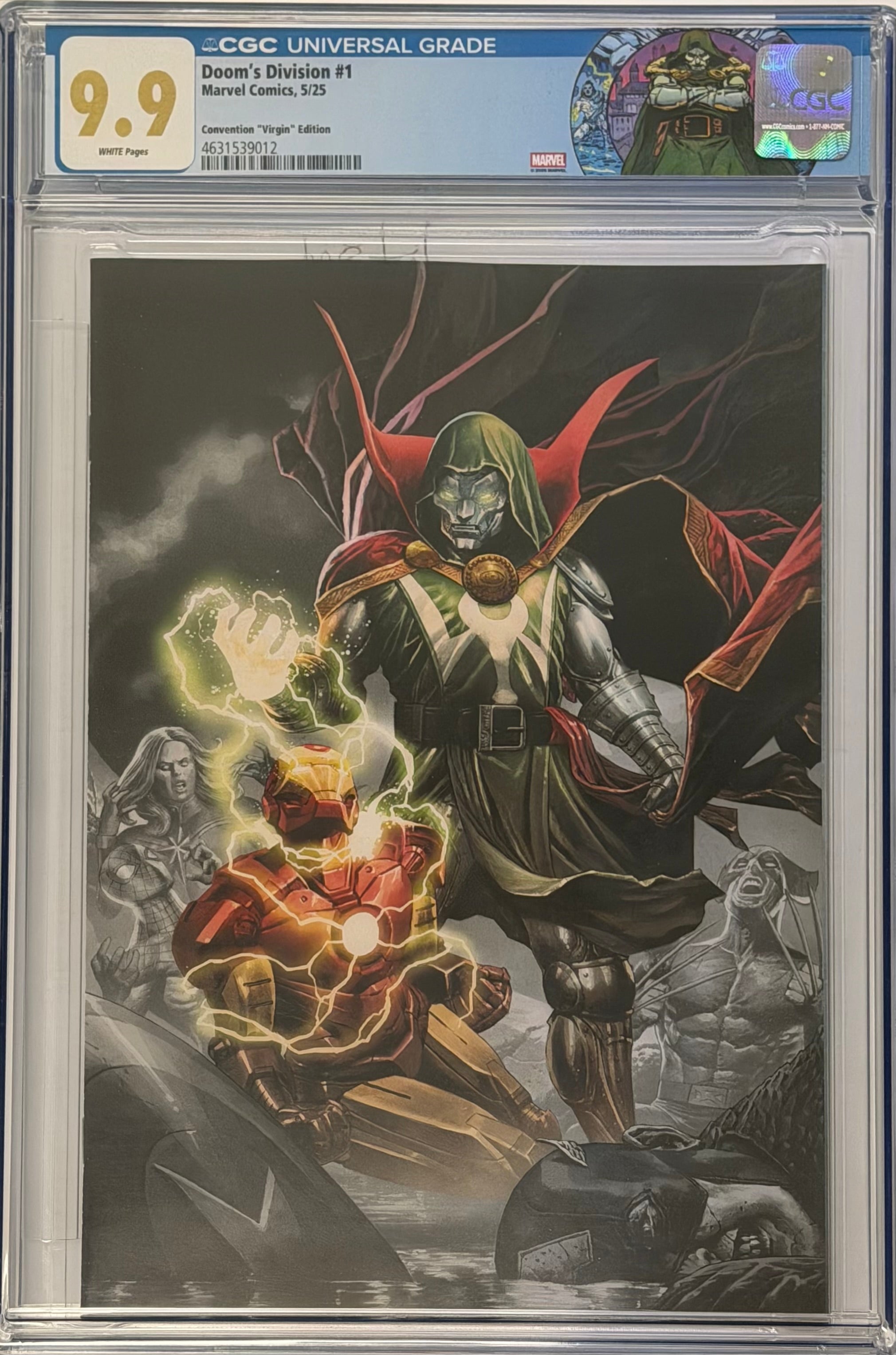 DOOM'S DIVISION #1 MICO SUAYAN EXCLUSIVE VIRGIN EDITION CGC 9.9 MINT (IN STOCK) C61