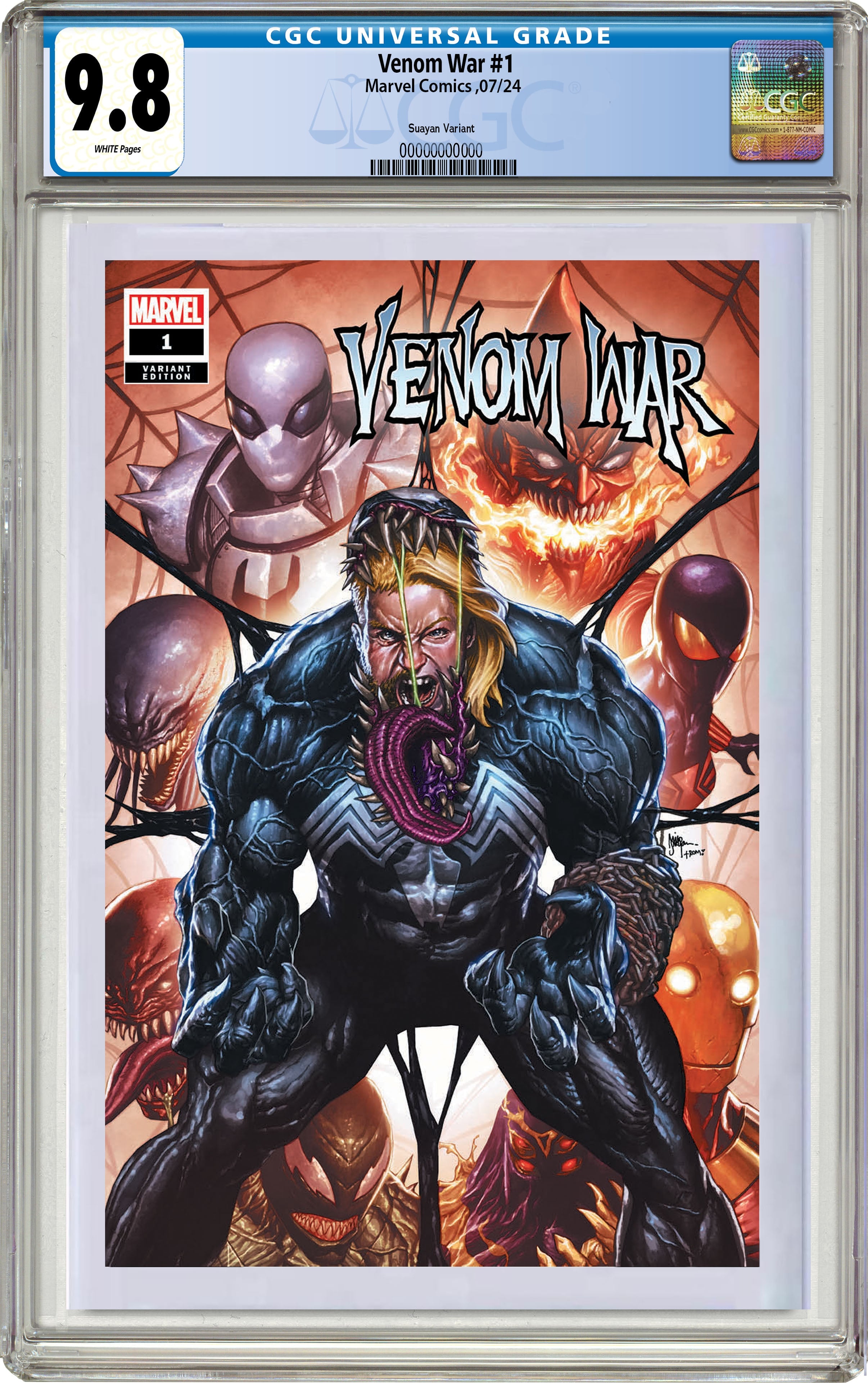 VENOM WAR #1 MICO SUAYAN EXCLUSIVE VARIANT OPTIONS