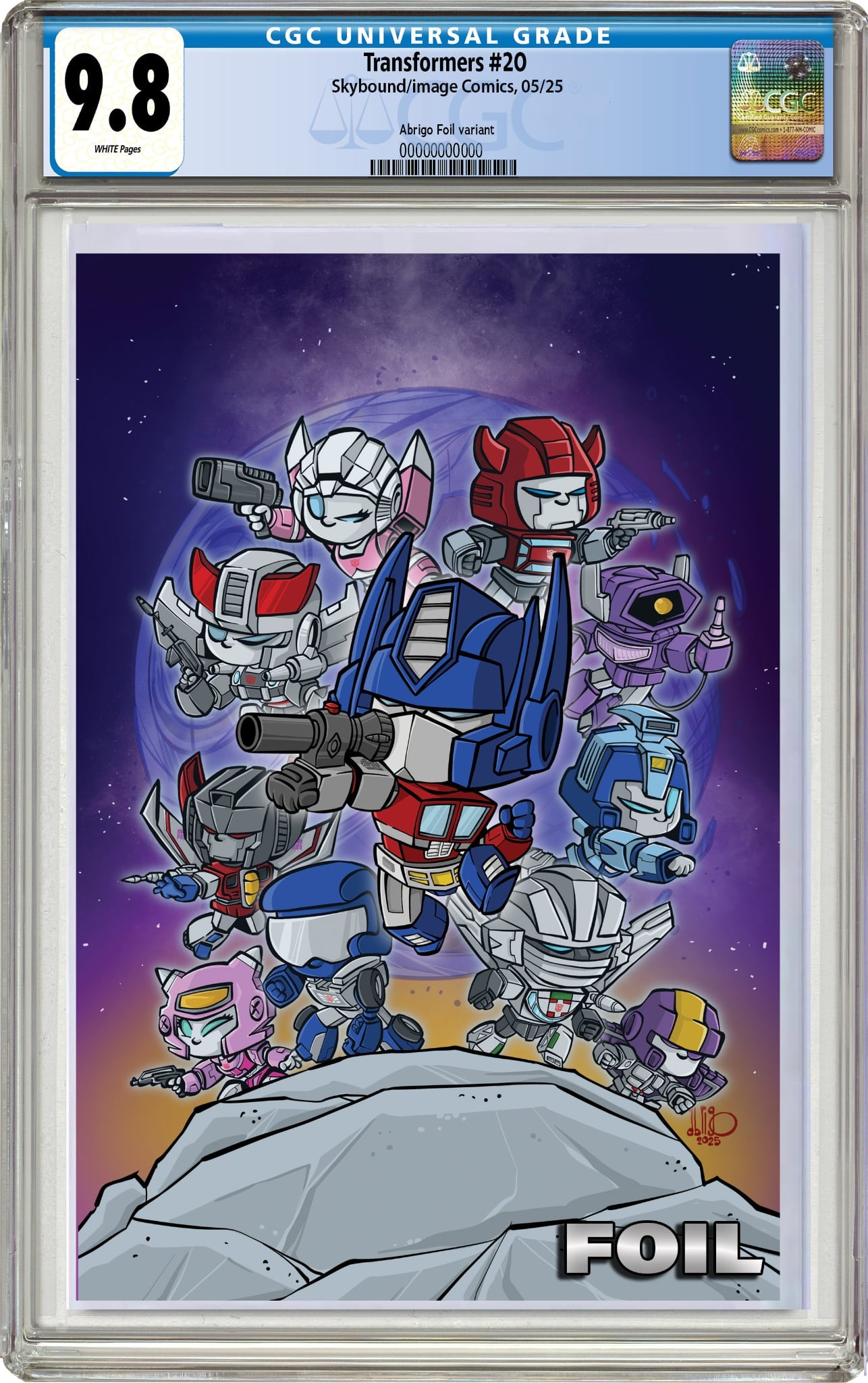 TRANSFORMERS #20 FREELY ABRIGO EXCLUSIVE FOIL EDITION