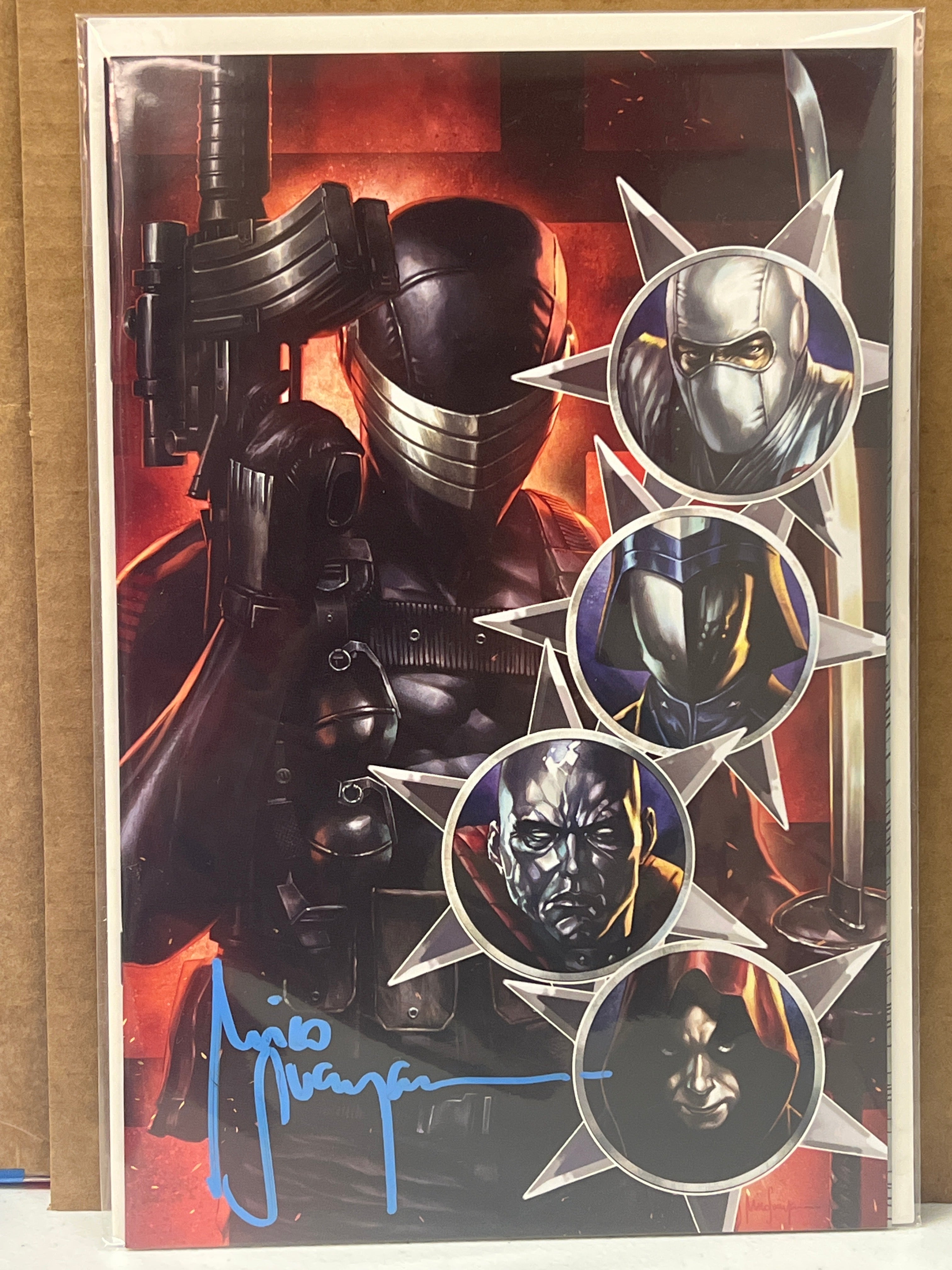 SNAKE EYES DEADGAME #2 VIRGIN VARIANT SIGNED BY MICO SUAYAN WITH COA (SS6)