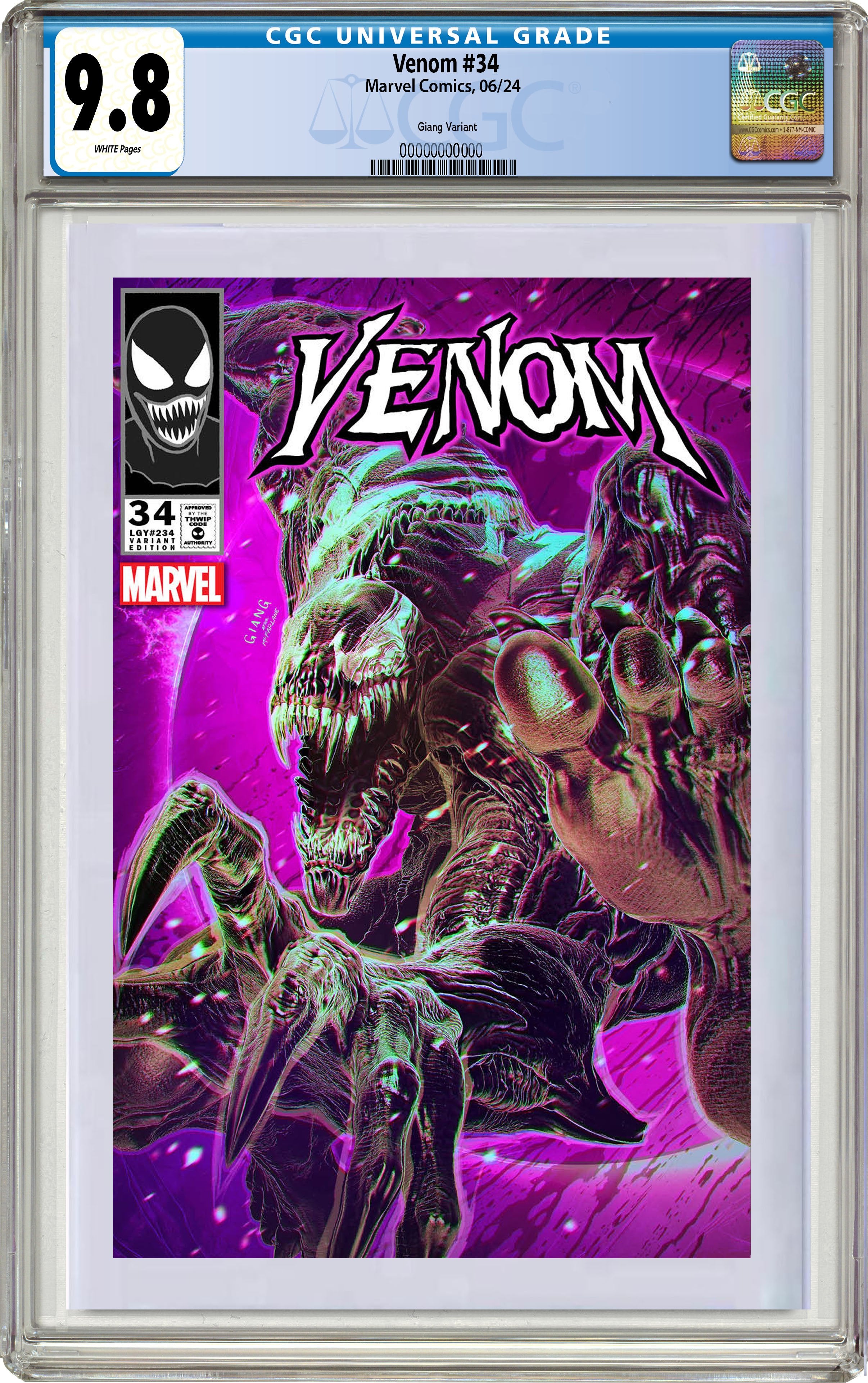 VENOM #34 JOHN GIANG EXCLUSIVE VARIANT OPTIONS 06-05-24
