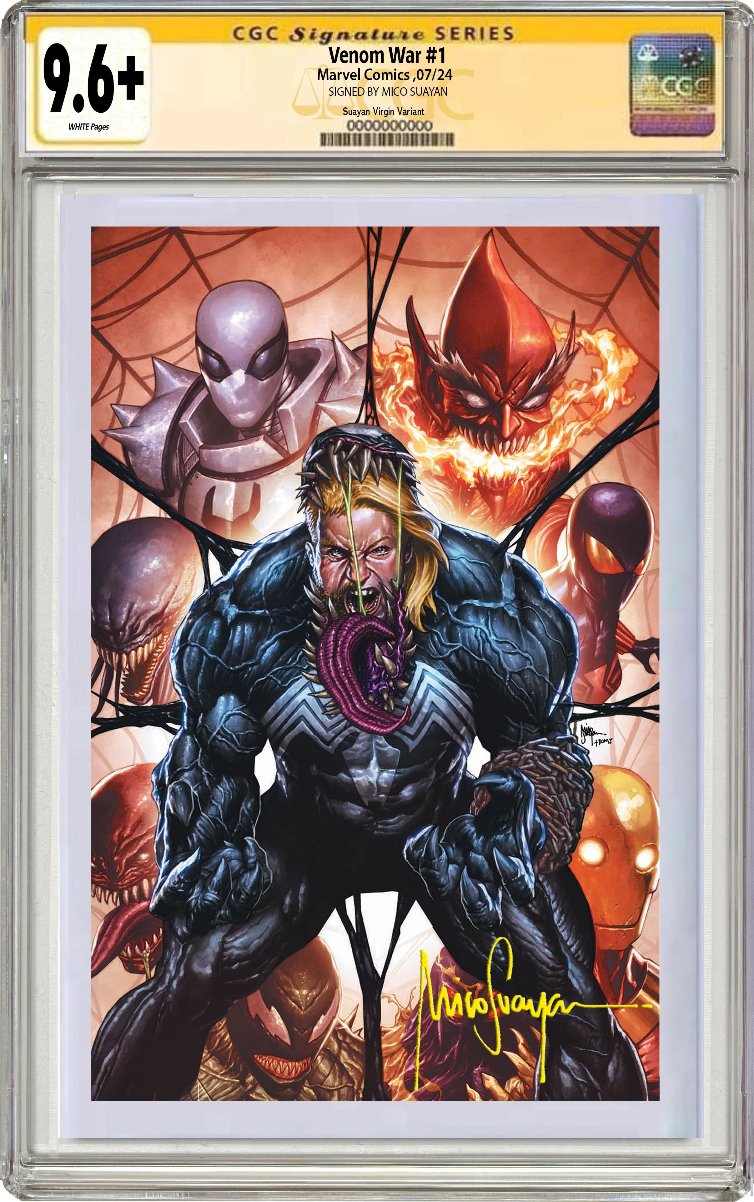 VENOM WAR #1 MICO SUAYAN EXCLUSIVE VARIANT OPTIONS