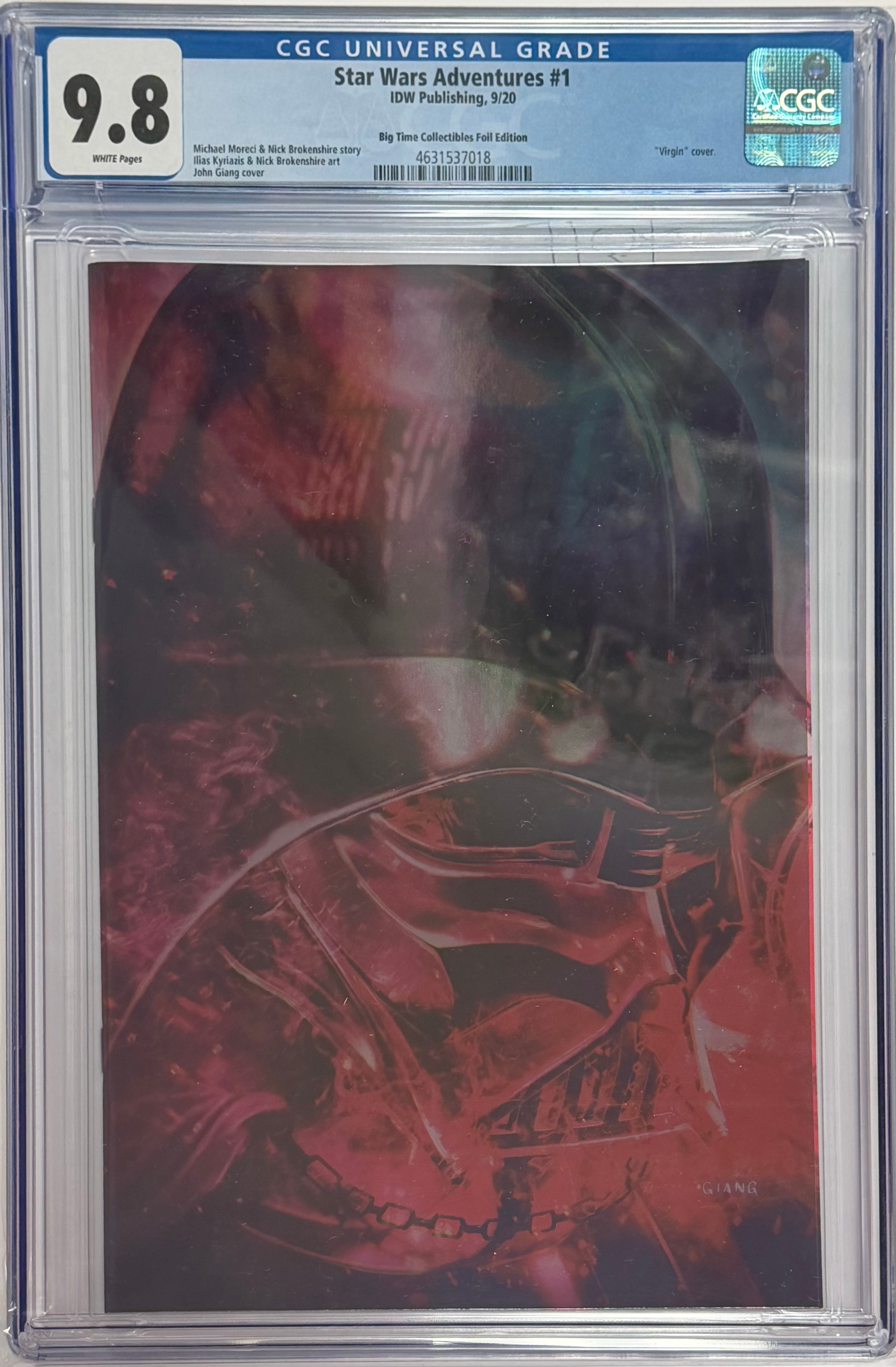 STAR WARS ADVENTURES (2020) #1 JOHN GIANG EXCLUSIVE VIRGIN VARIANT CGC 9.8 (IN STOCK) C60