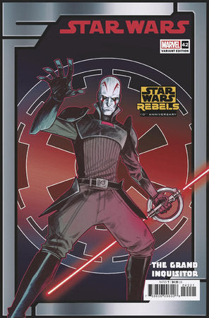 STAR WARS 42 CASPAR WIJNGAARD THE GRAND INQUISITOR REBELS 10TH ANNIVERSARY VARIA NT - 01/10/24(CB64)