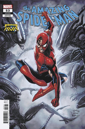 AMAZING SPIDER-MAN #53 TONY DANIEL MARVEL VS. ALIEN VARIANT --EXP INSTOCK-- 07-10-24