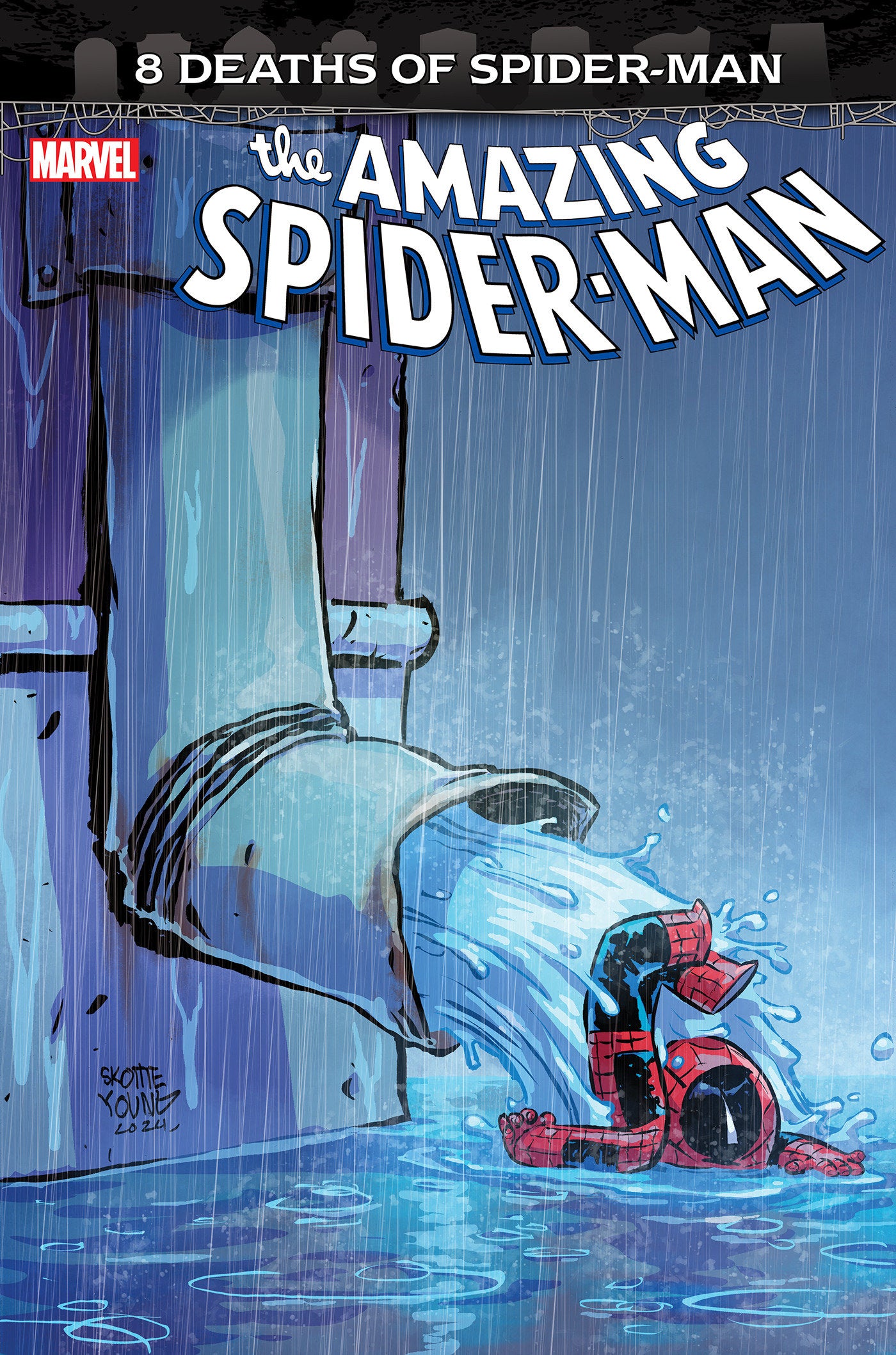 AMAZING SPIDER-MAN #66 SKOTTIE YOUNG 8 DEATHS OF SPIDER-MAN VARIANT --