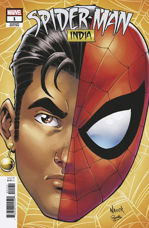 SPIDER-MAN: INDIA 1 TODD NAUCK HEADSHOT VARIANT - 06/14/2023