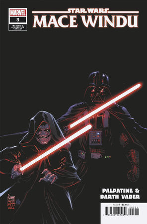 STAR WARS: MACE WINDU #3 GIUSEPPE CAMUNCOLI PALPATINE & DARTH VADER MASTER & APPRENTICE VARIANT - 04/17/2024