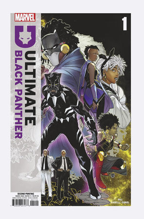 ULTIMATE BLACK PANTHER #1 R.B. SILVA 2ND PRINTING VARIANT 03/13/24