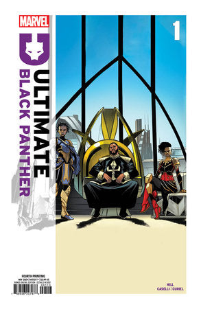 ULTIMATE BLACK PANTHER #1 STEFANO CASELLI 4TH PRINTING VARIANT 05-22-24
