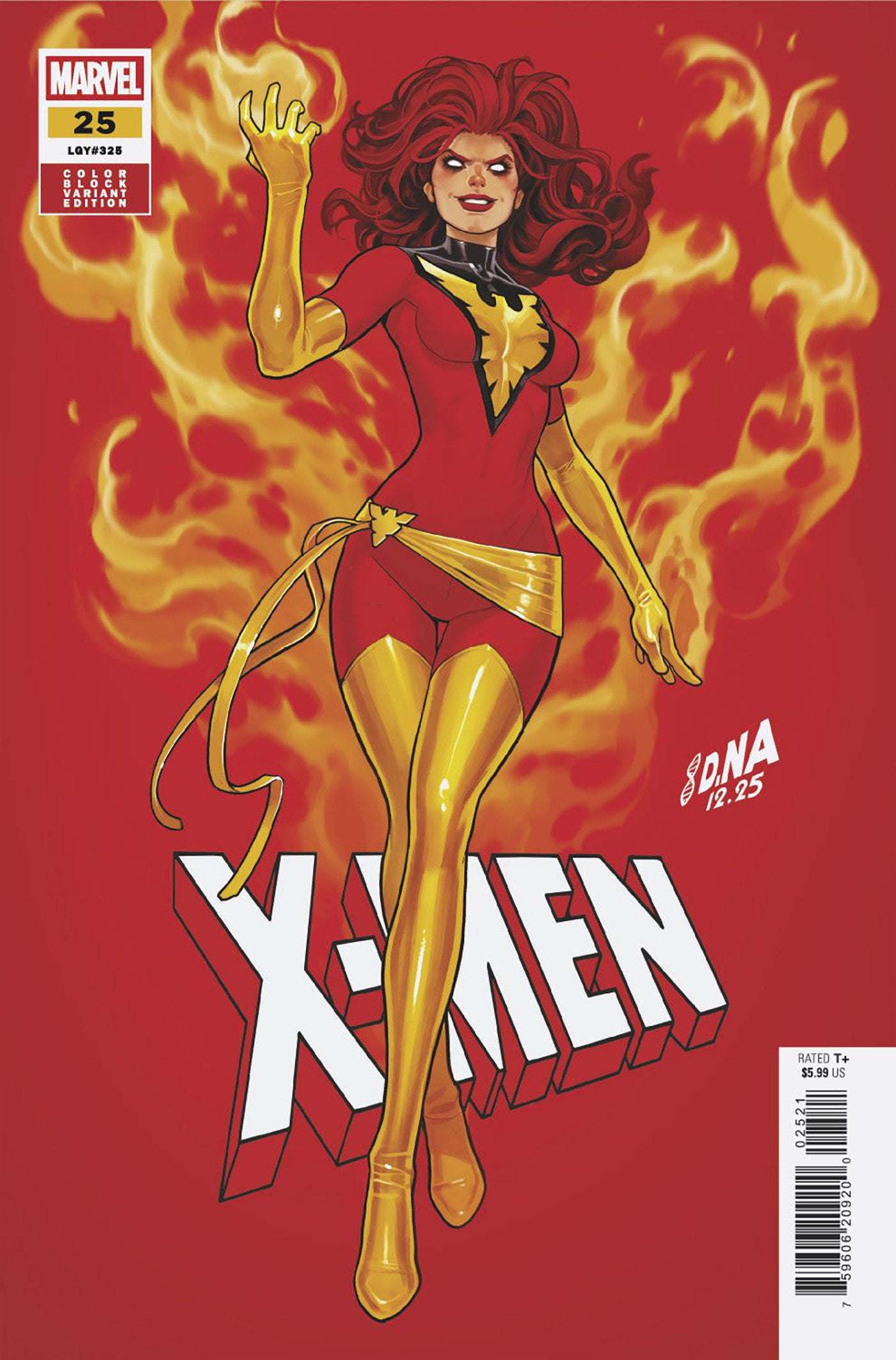 X-MEN #25 DAVID NAKAYAMA COLOR BLOCK RED VARIANT -- [Expected In Stock