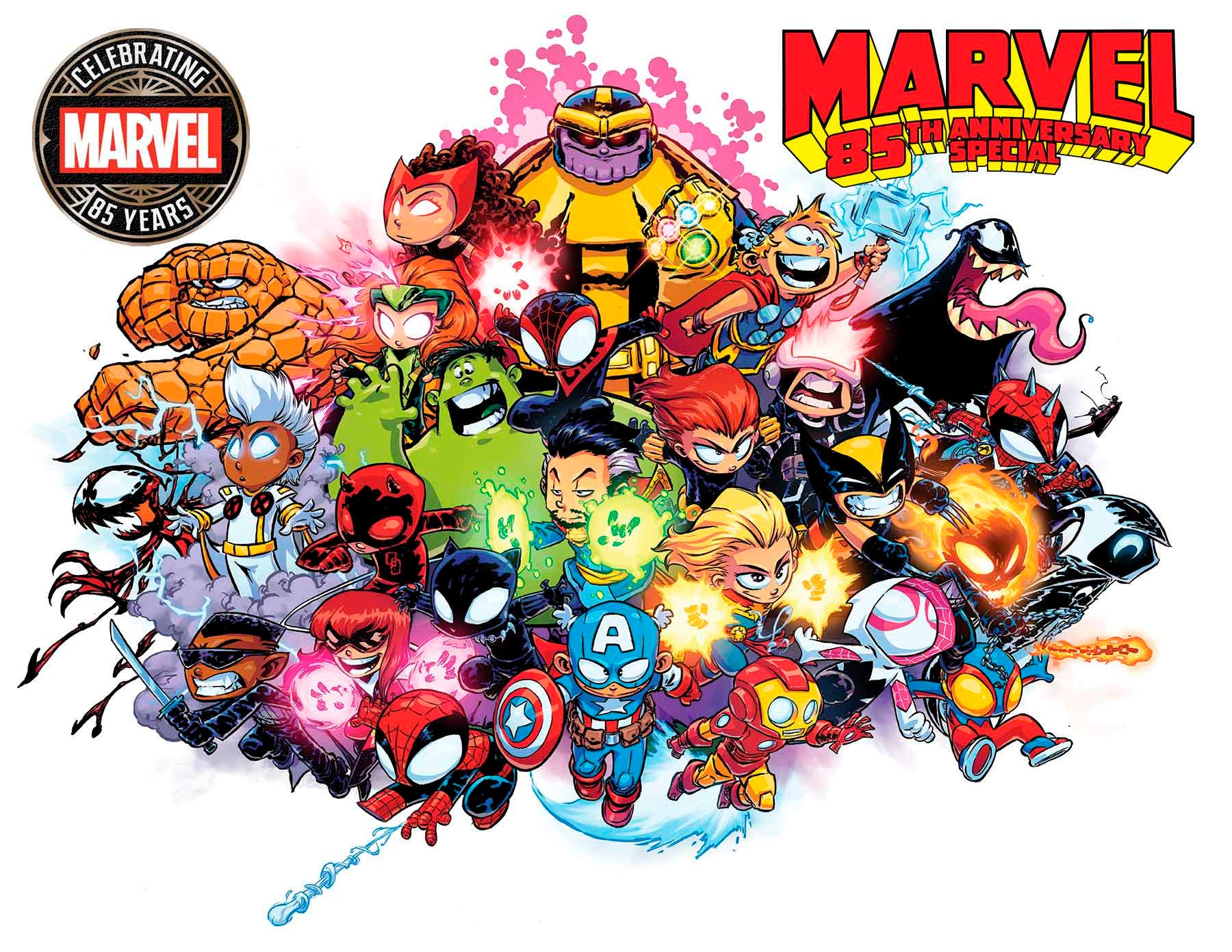 MARVEL 85TH ANNIVERSARY SPECIAL #1 SKOTTIE YOUNG WRAPAROUND