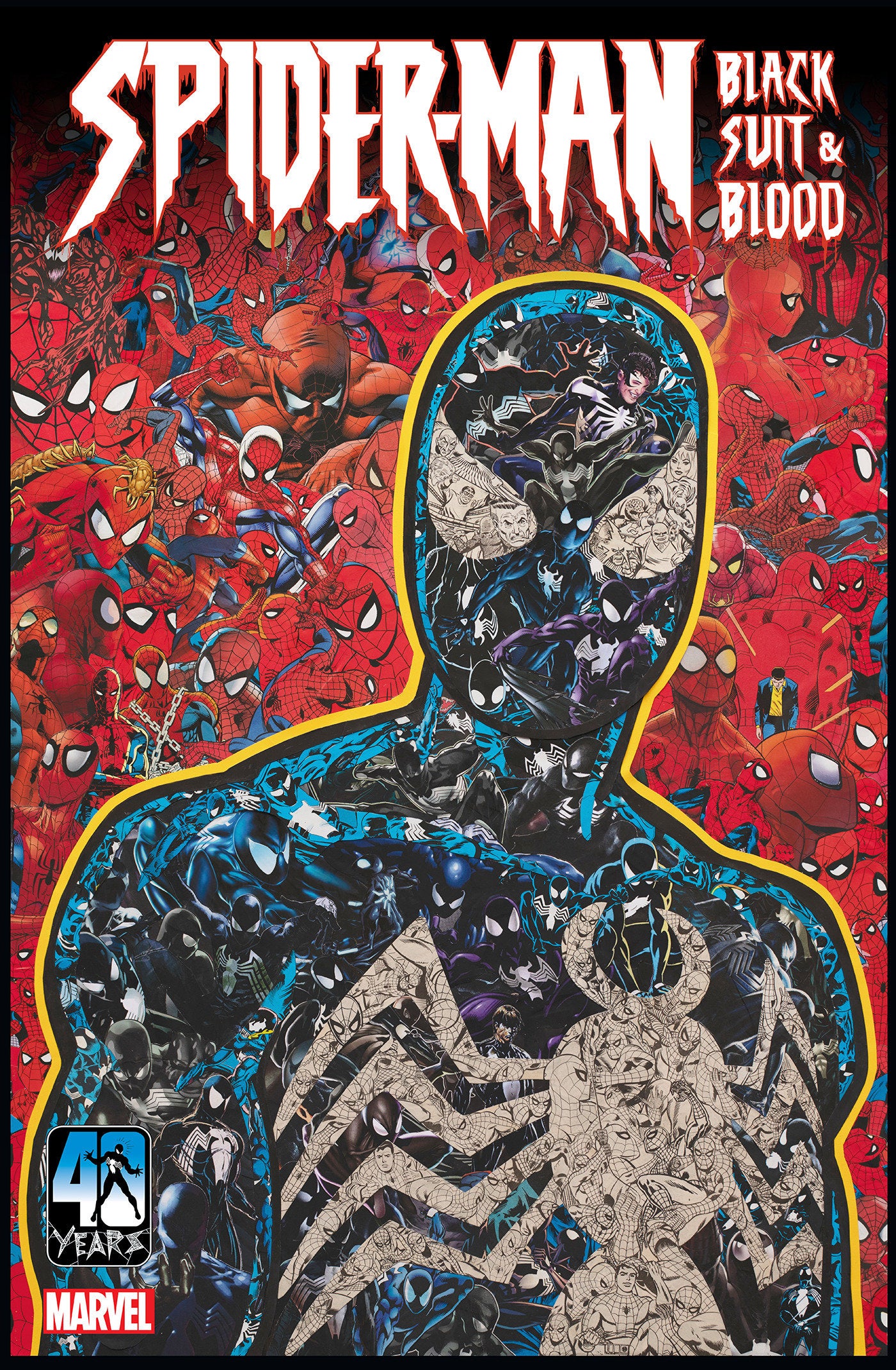SPIDER-MAN: BLACK SUIT & BLOOD #1 MR. GARCIN VARIANT STOCK DATE: 08-07