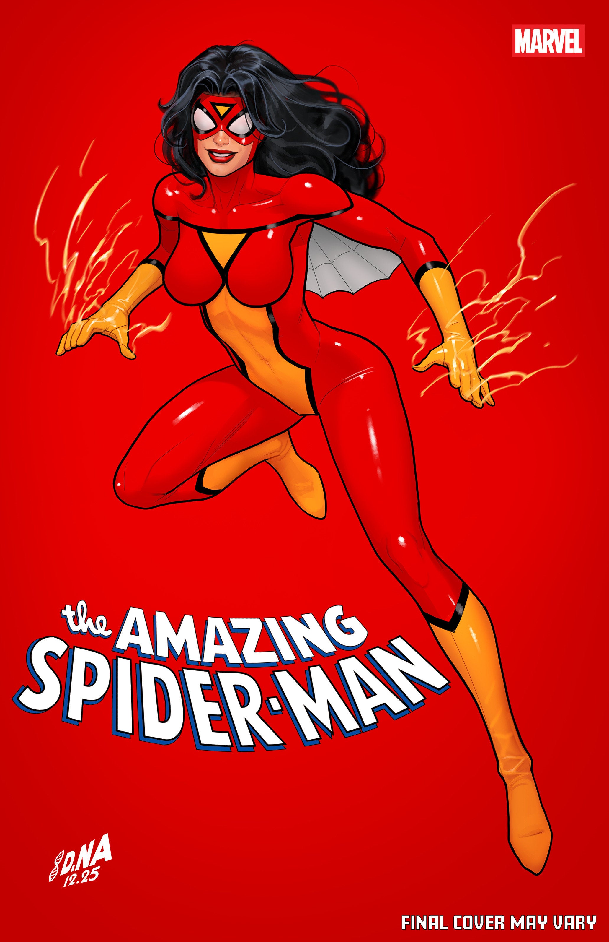 AMAZING SPIDER-MAN #22 DAVID NAKAYAMA COLOR BLOCK RED VARIANT -- [Expe