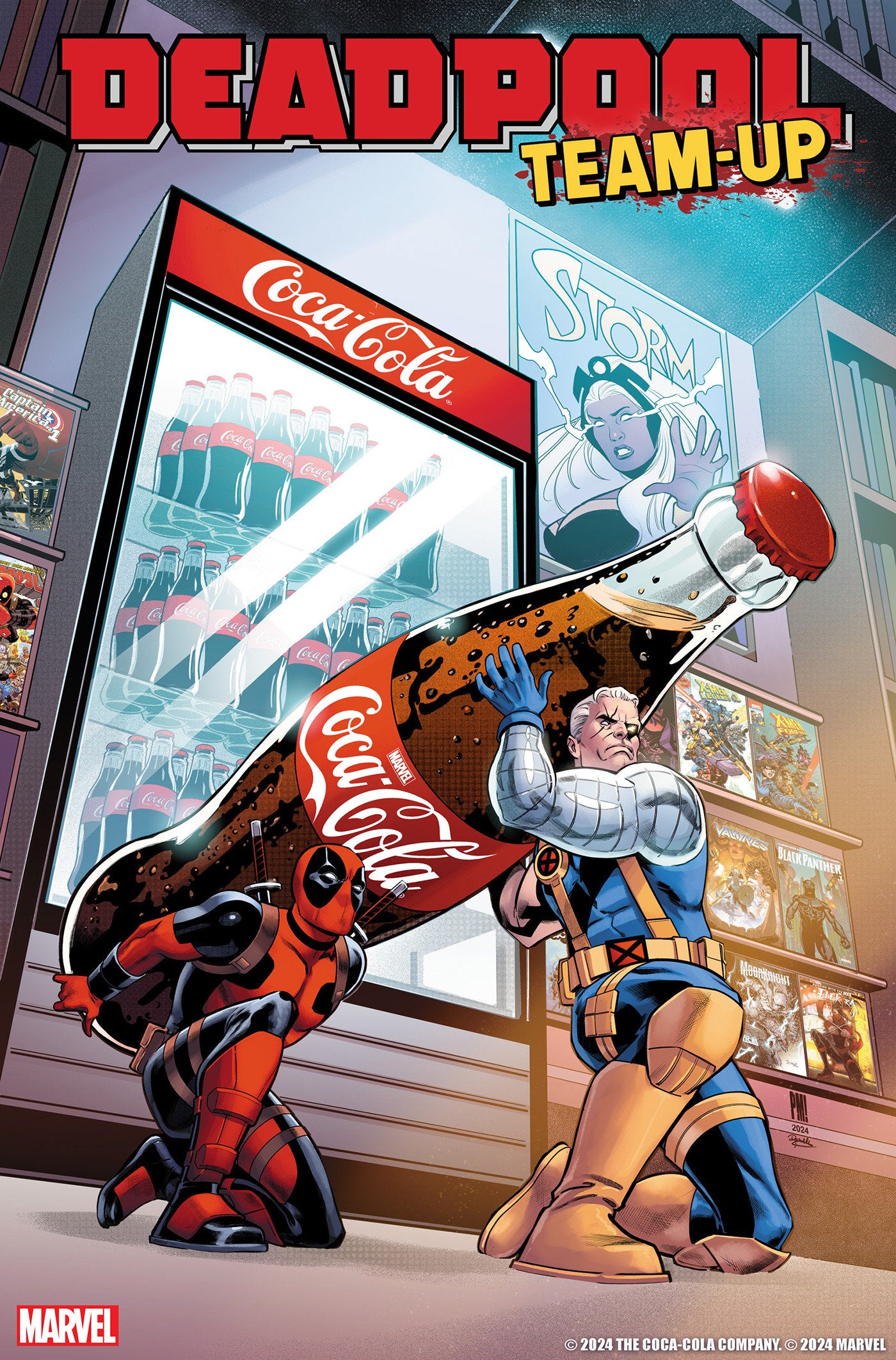 DEADPOOL TEAM-UP #1 PACO MEDINA MARVEL & COCA-COLA VARIANT STOCK DATE:  08-28-24