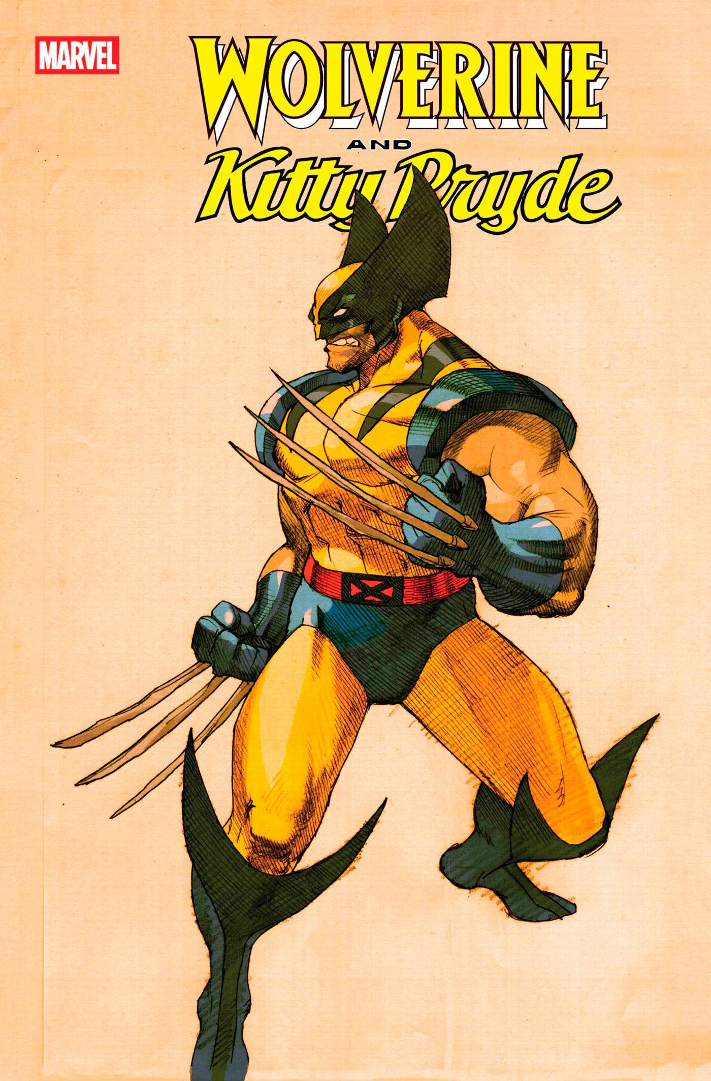 ビリー＆マンディ 原画 WOLVERINE AND KITTY PRYDE #1 BENGUS MARVEL VS. CAPCOM VARIANT -- [Expe