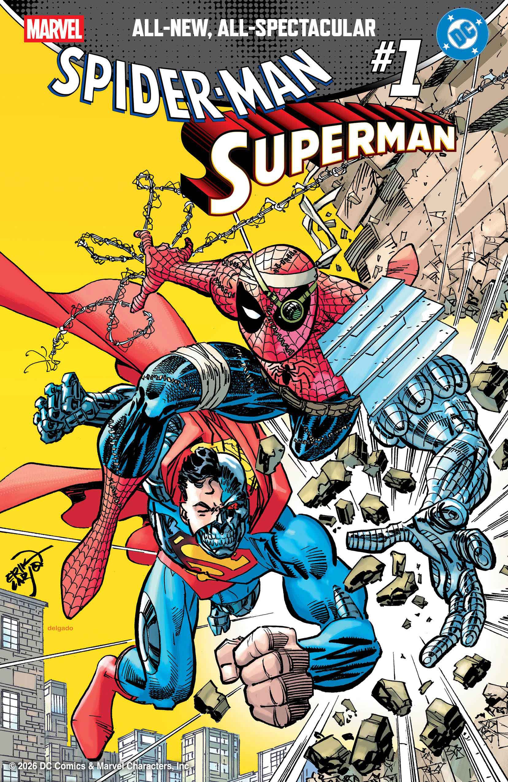 MARVEL/DC: SPIDER-MAN/SUPERMAN #1 ERIK LARSEN VARIANT -- [Expected In