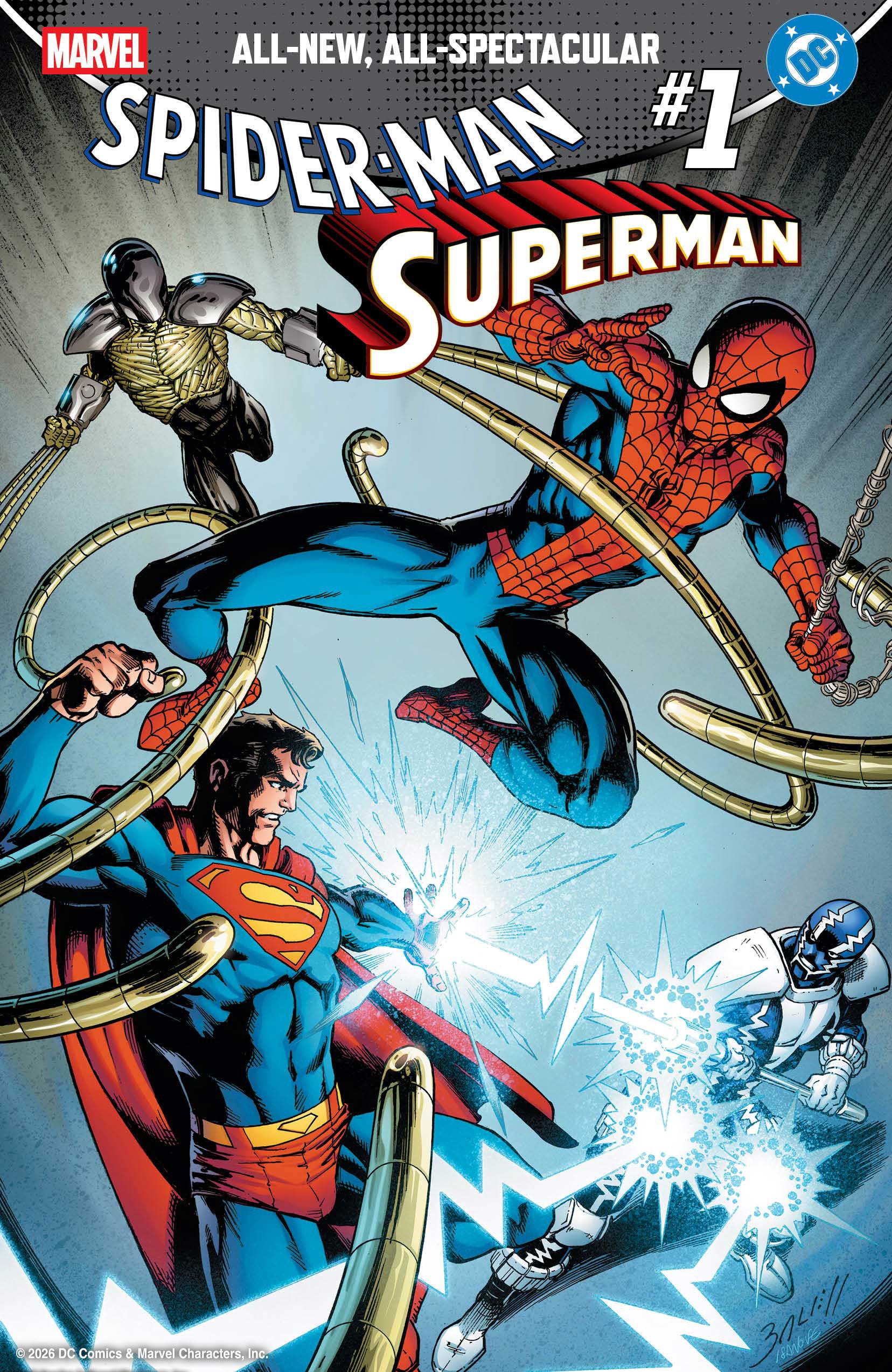 MARVEL/DC: SPIDER-MAN/SUPERMAN #1 MARK BAGLEY FOIL VARIANT -- [Expecte
