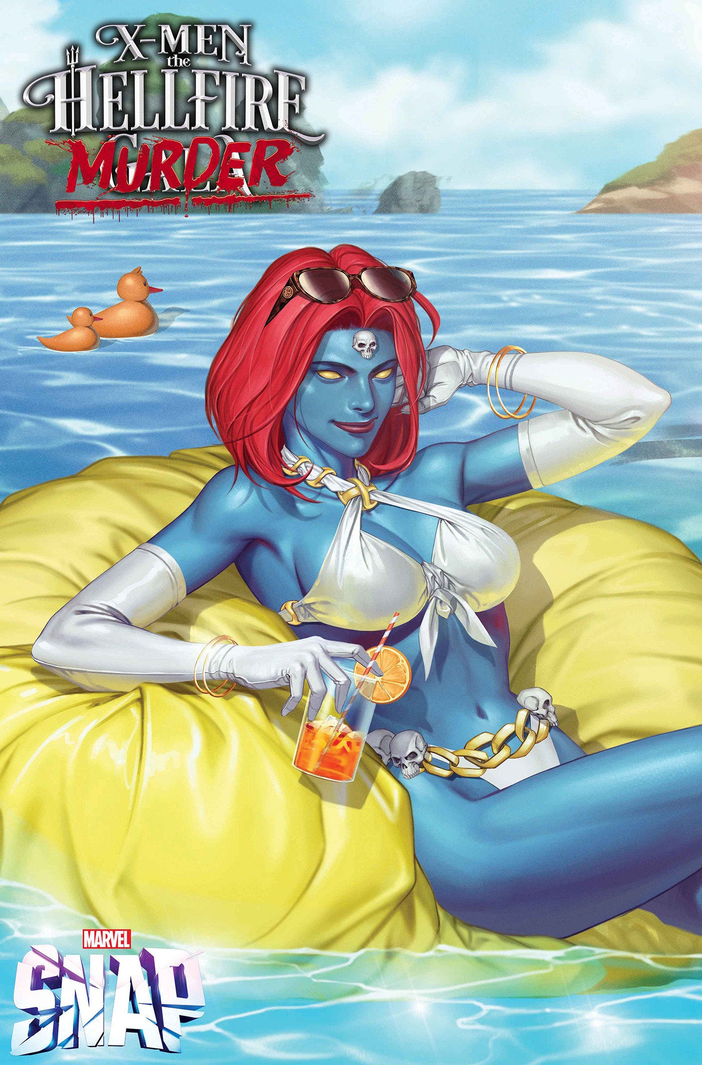 X-MEN LIFDEATH2011 HC/DJストーム　マーベル X-MEN: THE HELLFIRE MURDER #1 INHYUK LEE MARVEL SNAP SWIMSUIT VARIANT