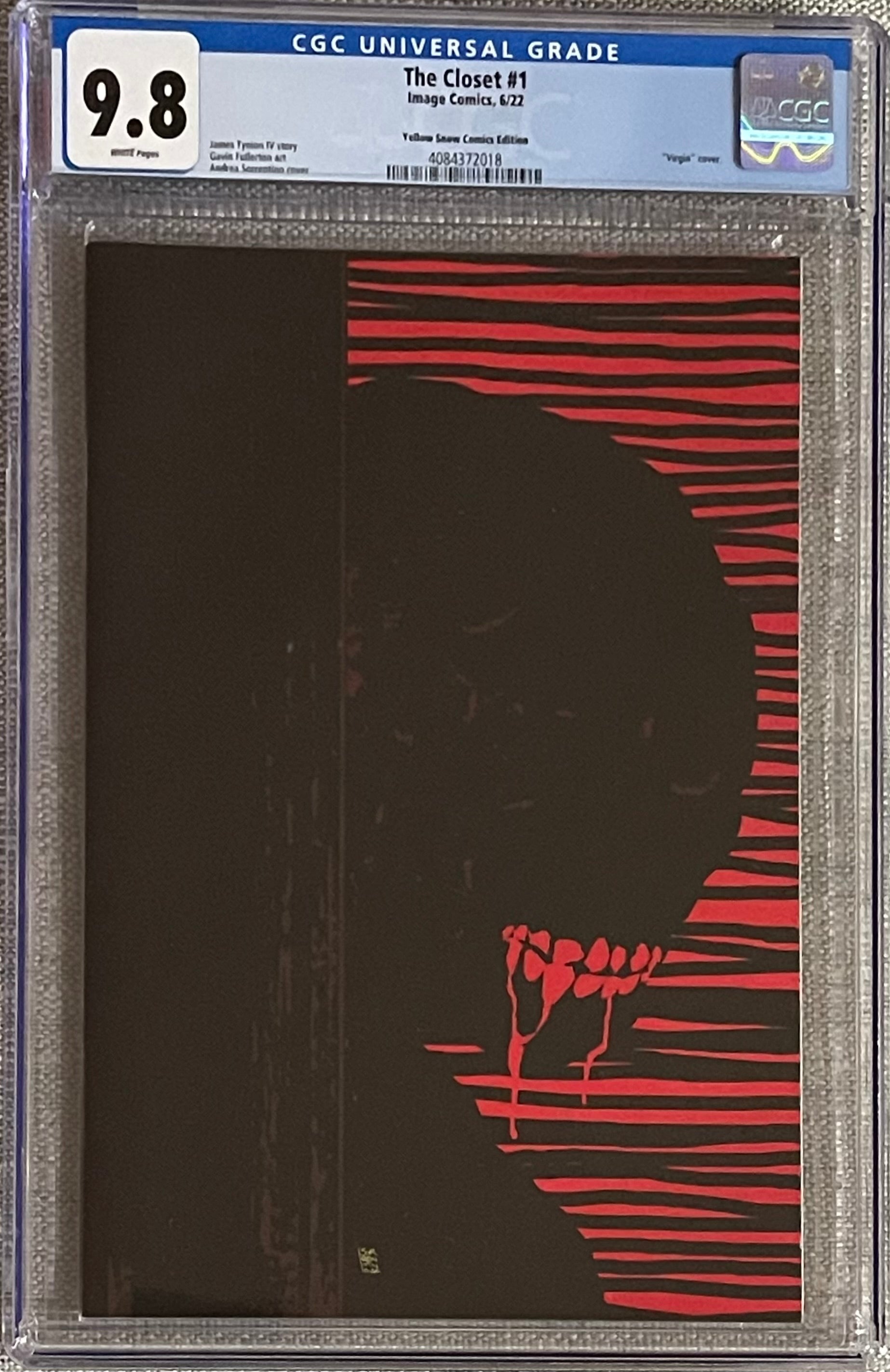 THE CLOSET #1 SORRENTINO VARIANT CGC 9.8 (C110)