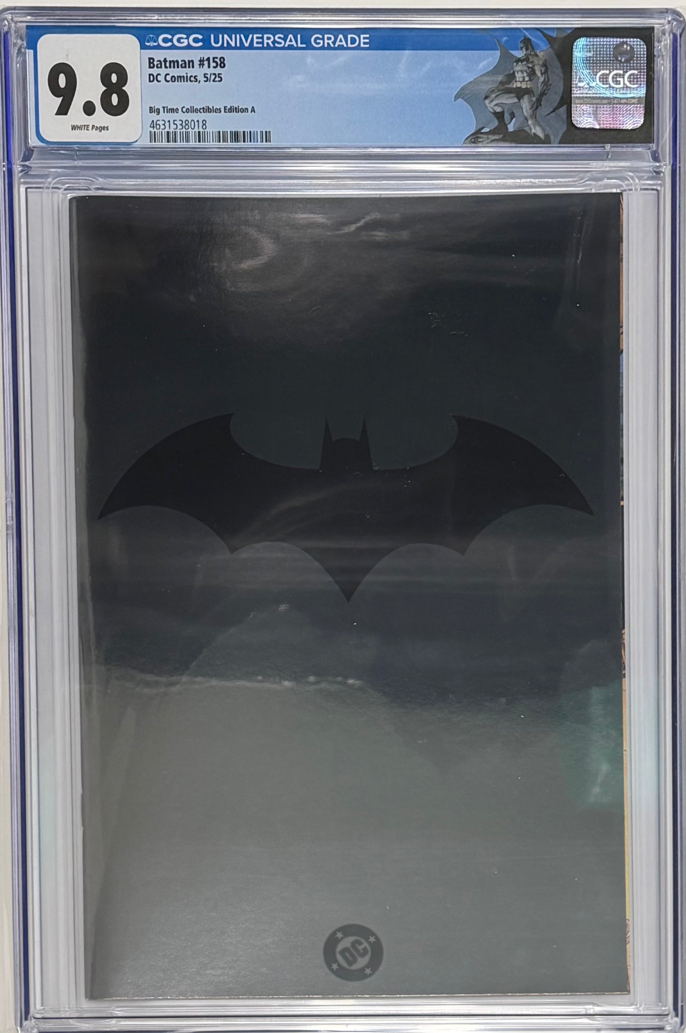 BATMAN #158 HUSH LOGO FOIL EDITION CGC 9.8 (IN STOCK) C57