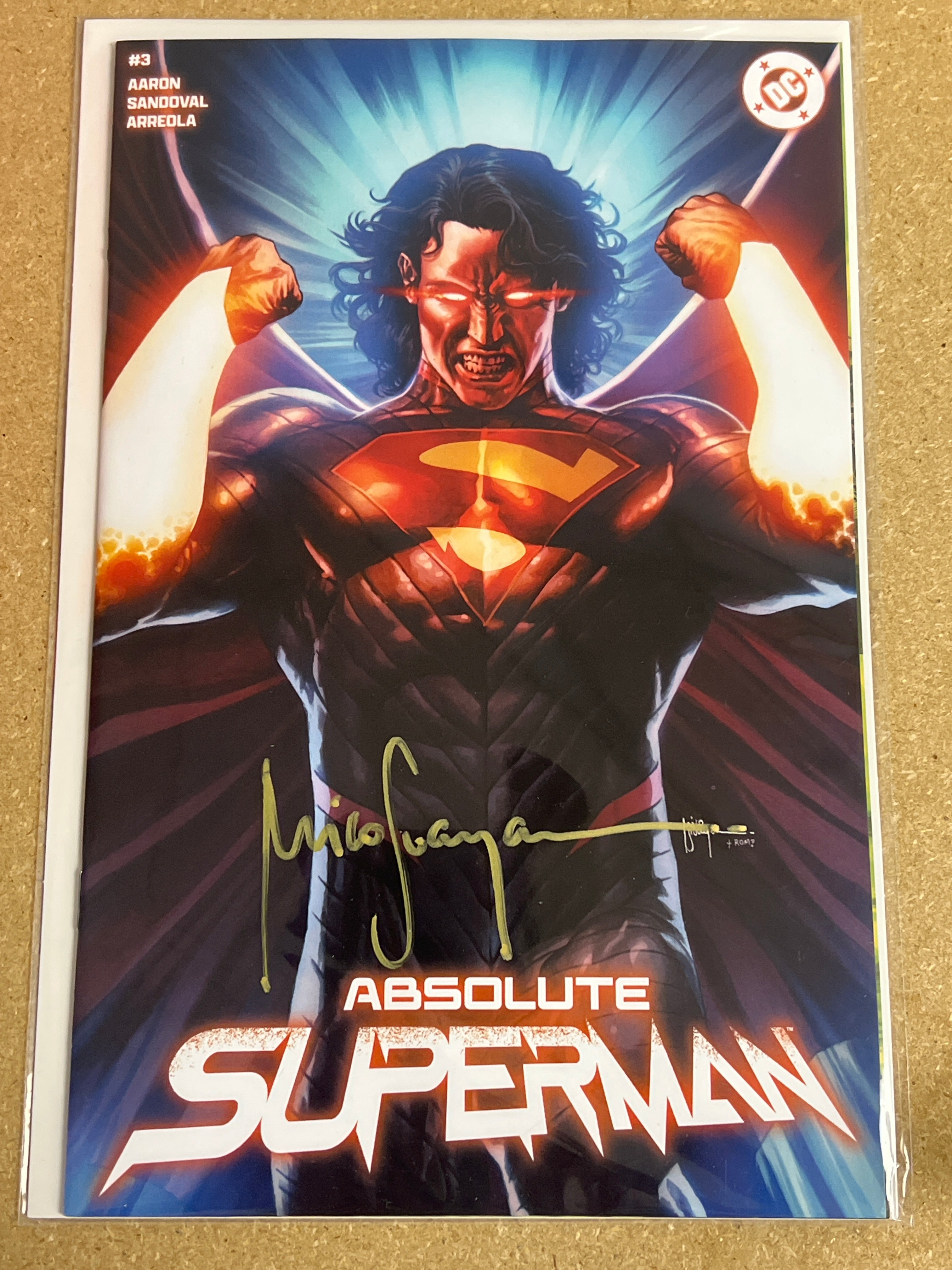 ABSOLUTE SUPERMAN #3 SIGNED BY MICO WITH COA (SS5)(SS4)