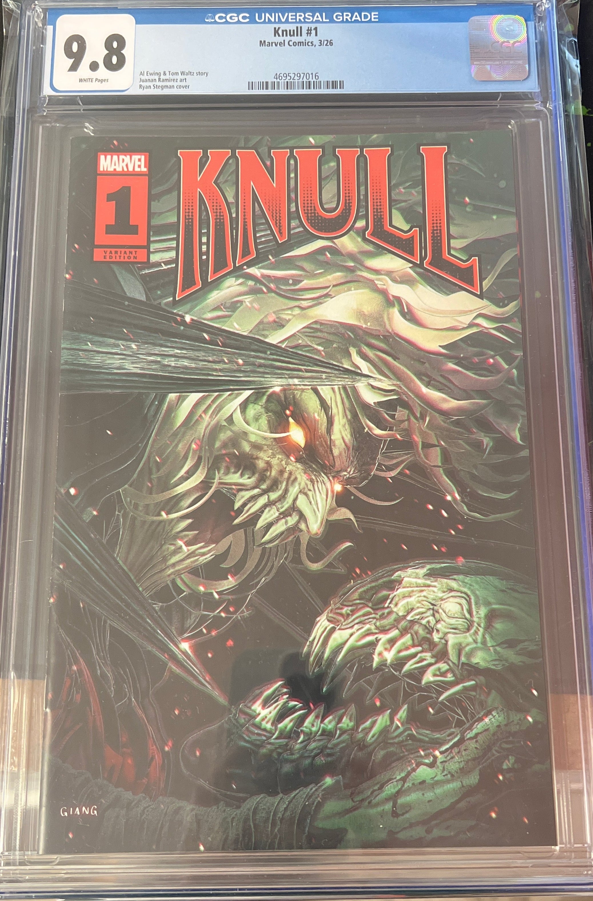 KNULL #1 JOHN GIANG FANEXPO NEW ORLEANS EXCLUSIVE VARIANT TRADE DRESS EDITION CGC 9.8 (C87)
