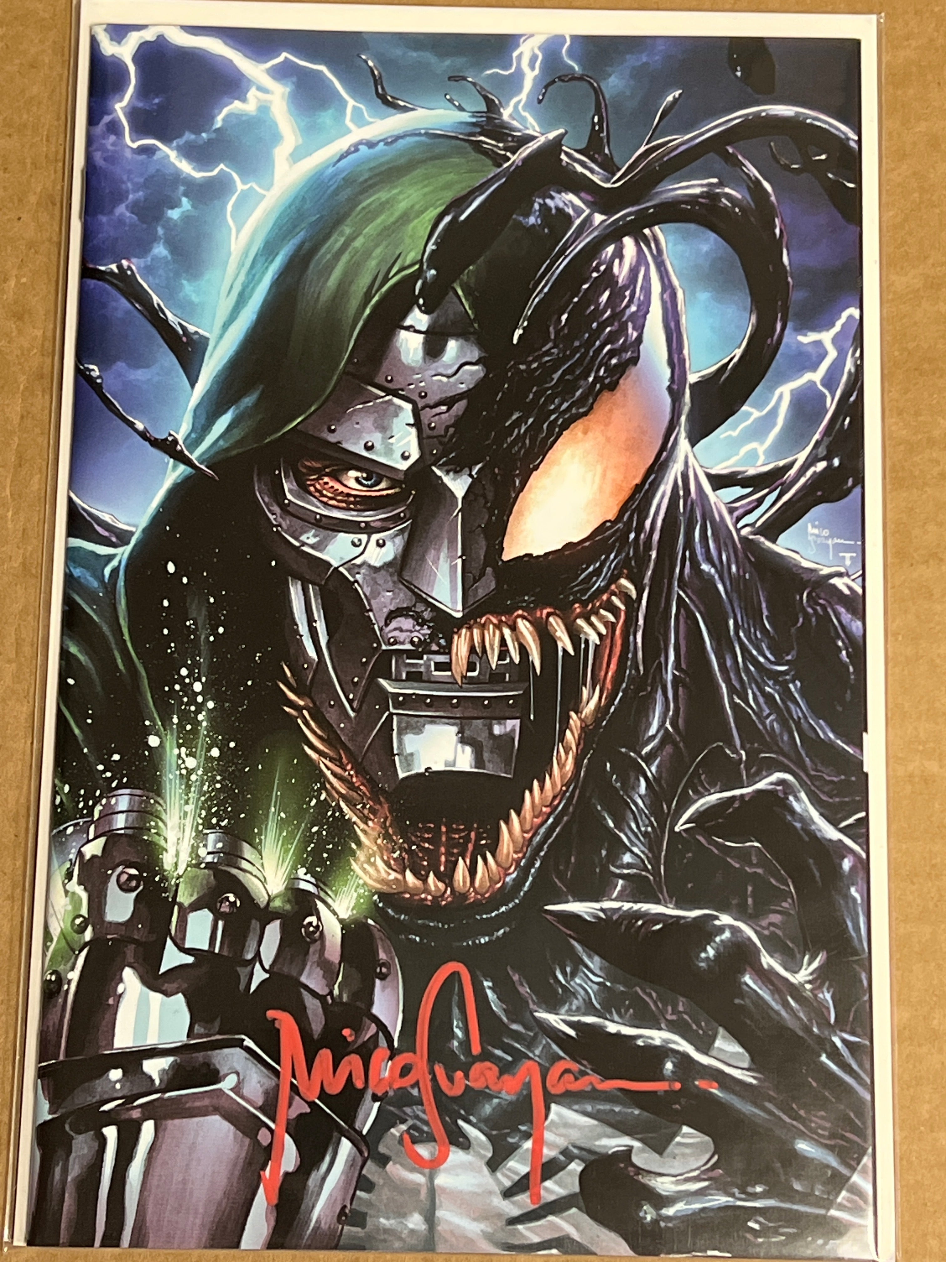 Venom #1 Variant signed with COA popular