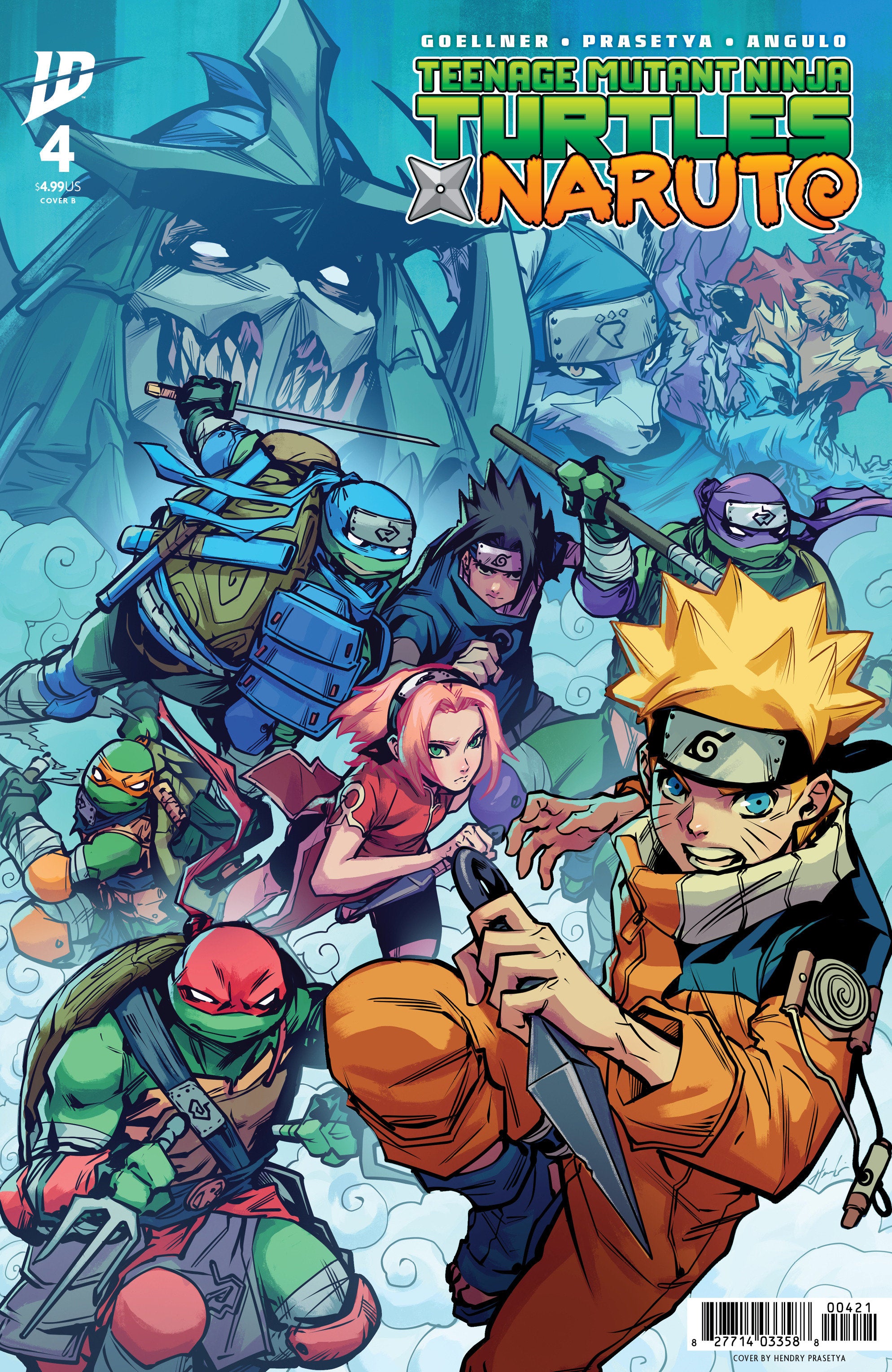 Teenage Mutant Ninja Turtles x Naruto #4 Variant B (Prasetya) -- [Expe