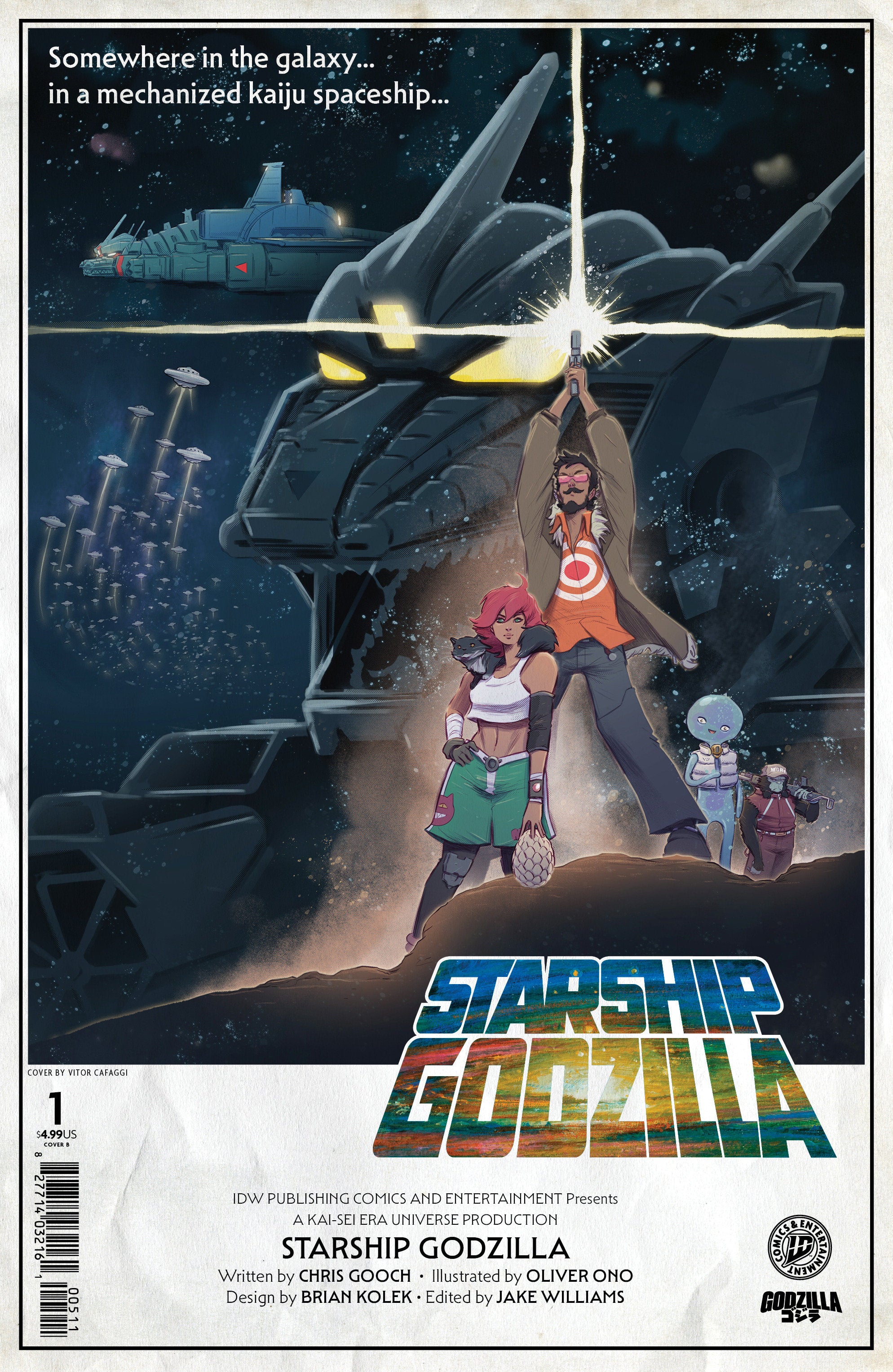 chiiページ Starship Godzilla [Kai-Sei Era] #1 Variant C (Cafaggi) -- [Expected In
