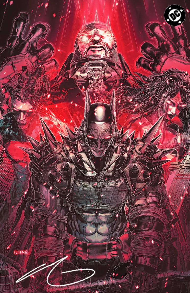 DC ALL IN SAGA DARKSEID VS THE WORLD #1 JOHN GIANG EXCLUSIVE VARIANT COVERS (RAW EDITION)