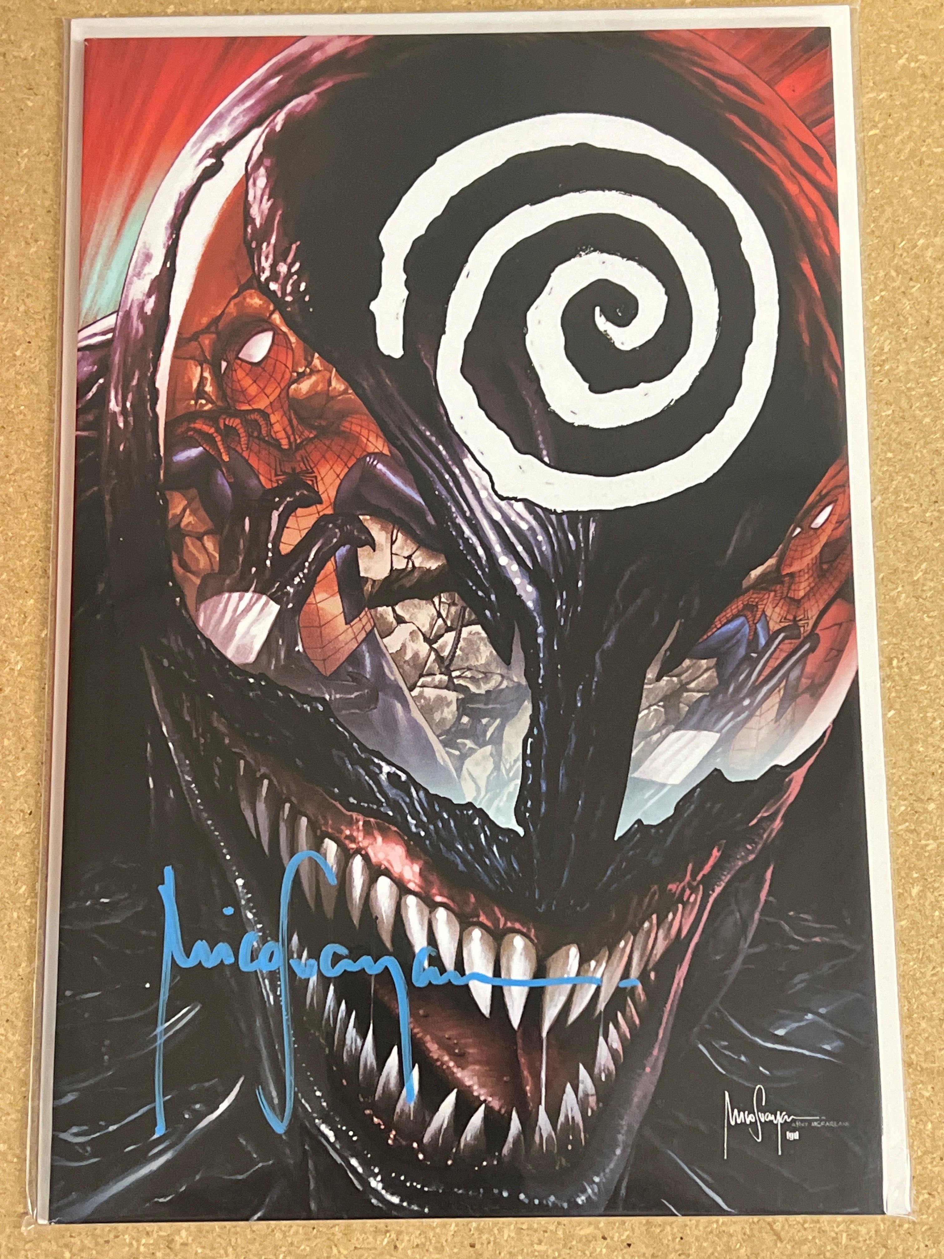 VENOM #35 KNULLIFIED VARIANT SIGNED BY MICO WITH COA (SS3)