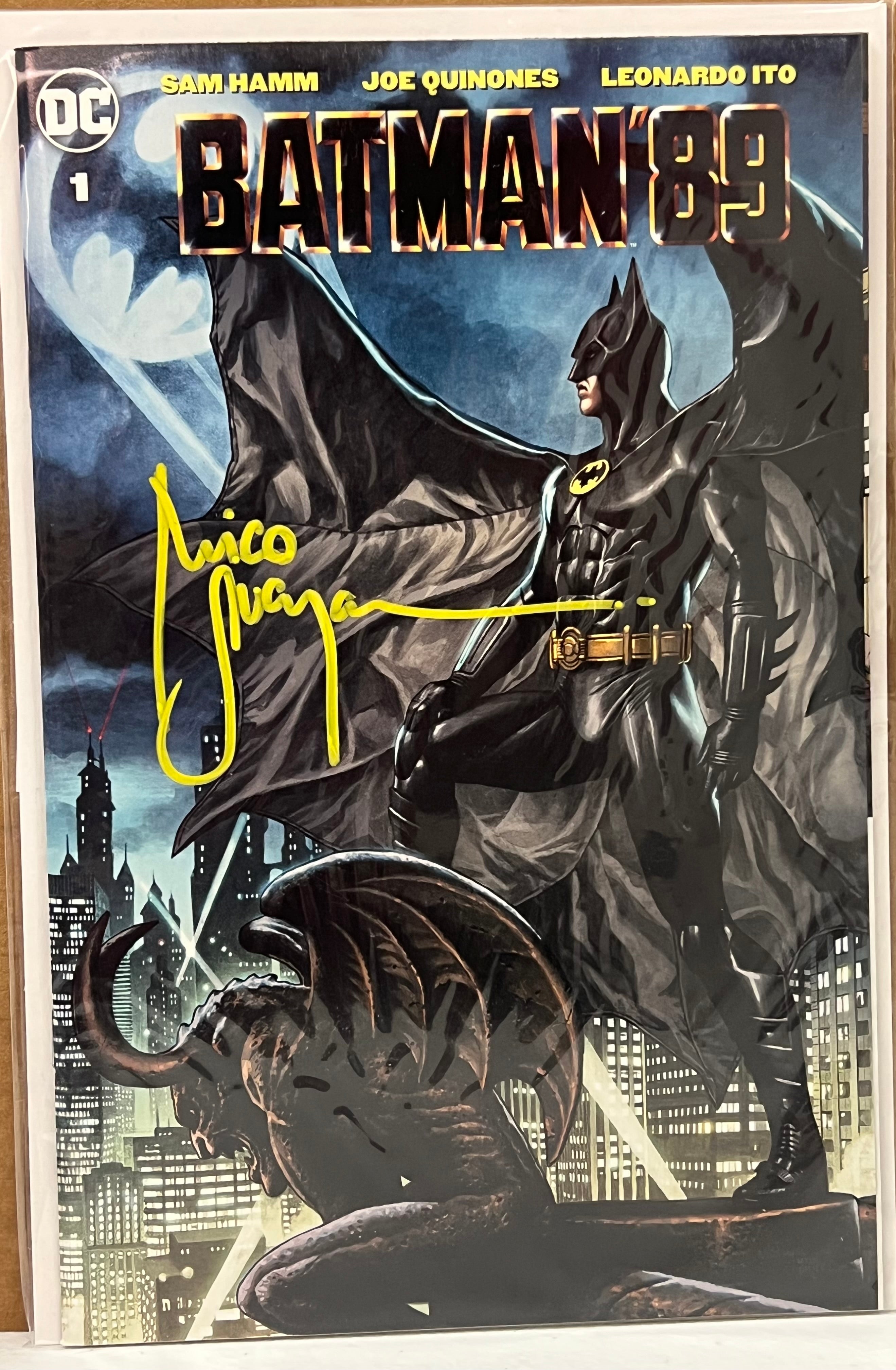 BATMAN '89 #1 SIGNED BY MICO SUAYAN WITH COA (SS6)