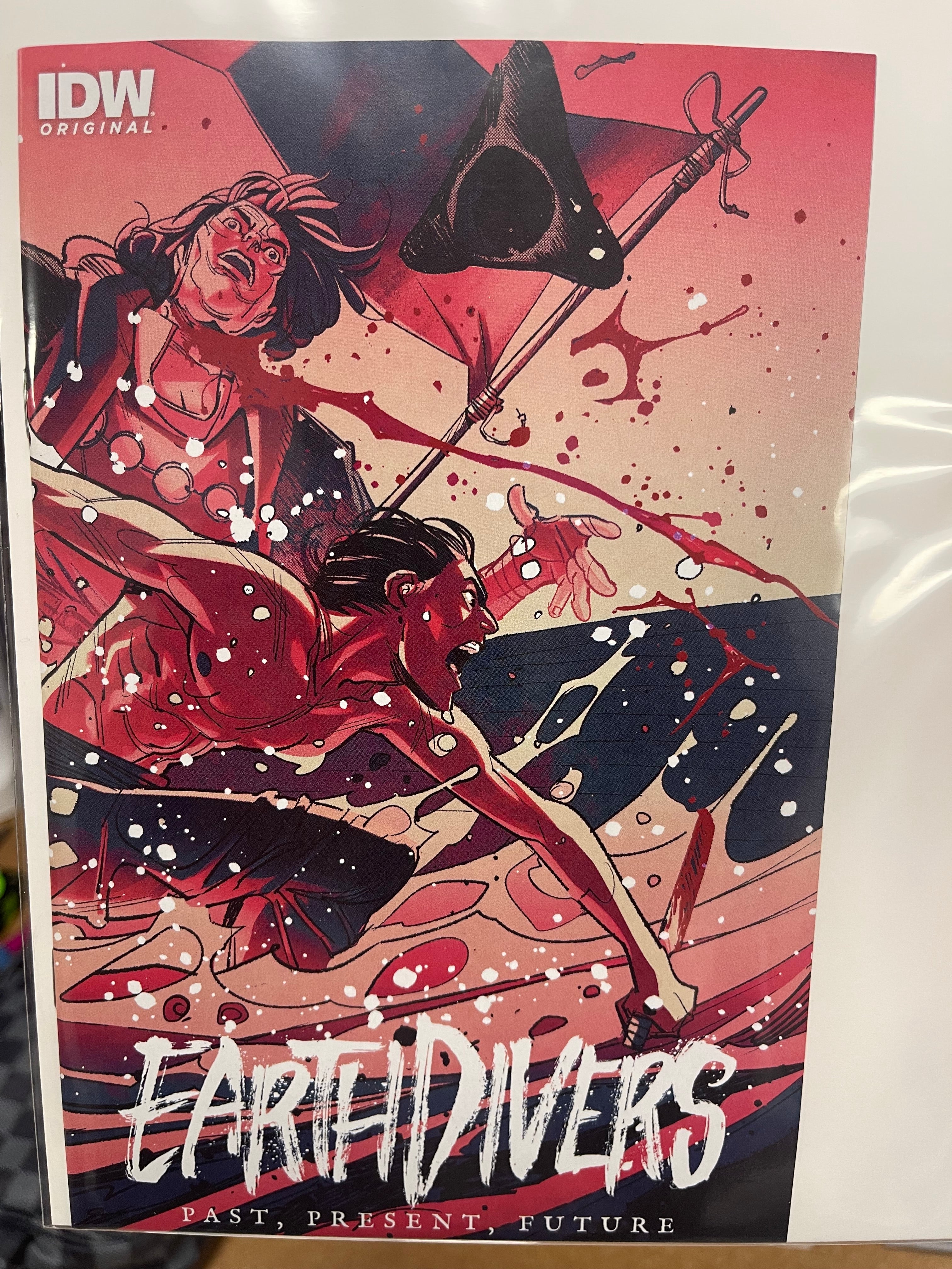 EARTHDIVERS ASHCAN COMIC BOOK PAST PRESENT FUTURE #1 08/30/23