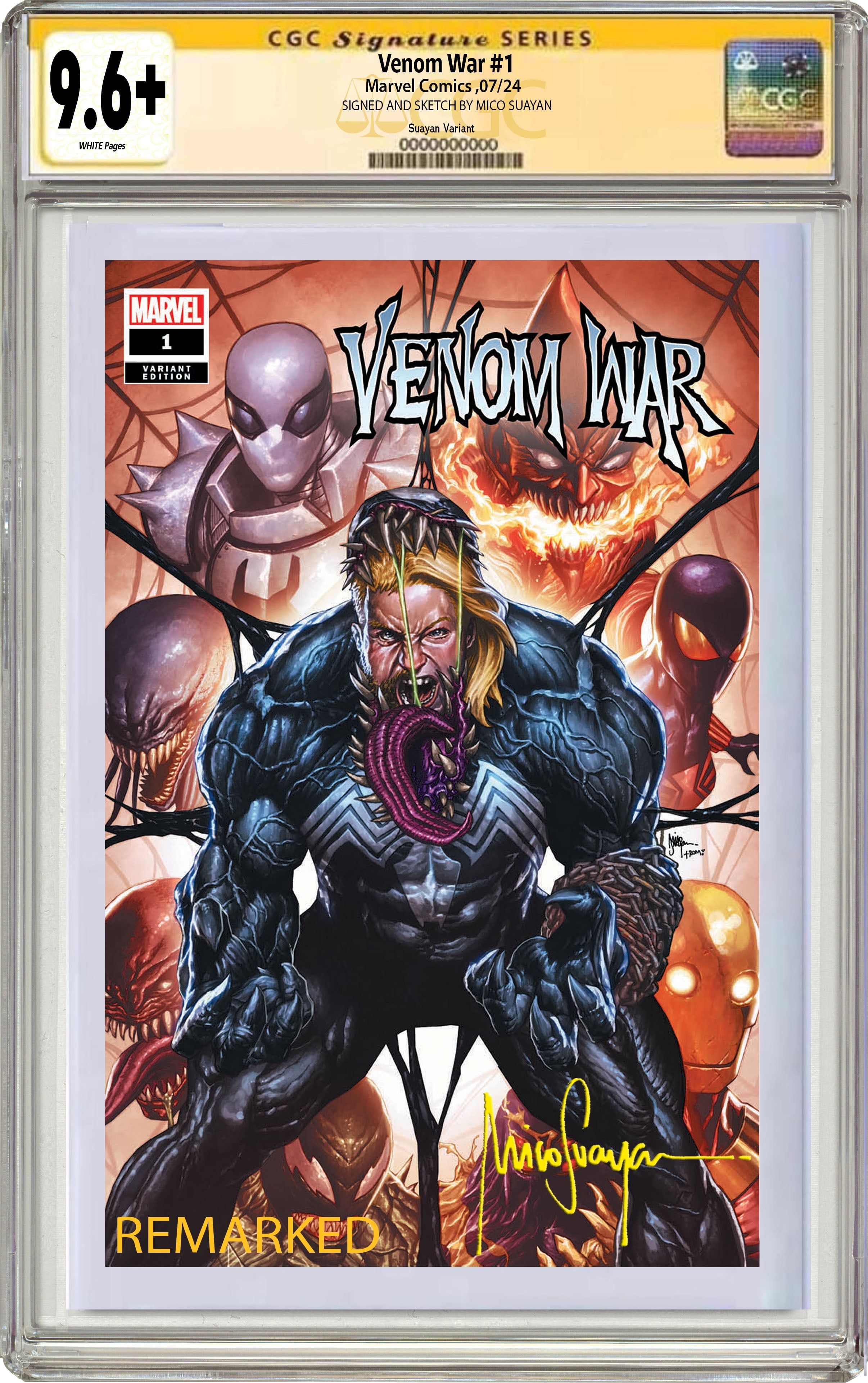 VENOM WAR #1 MICO SUAYAN EXCLUSIVE VARIANT OPTIONS