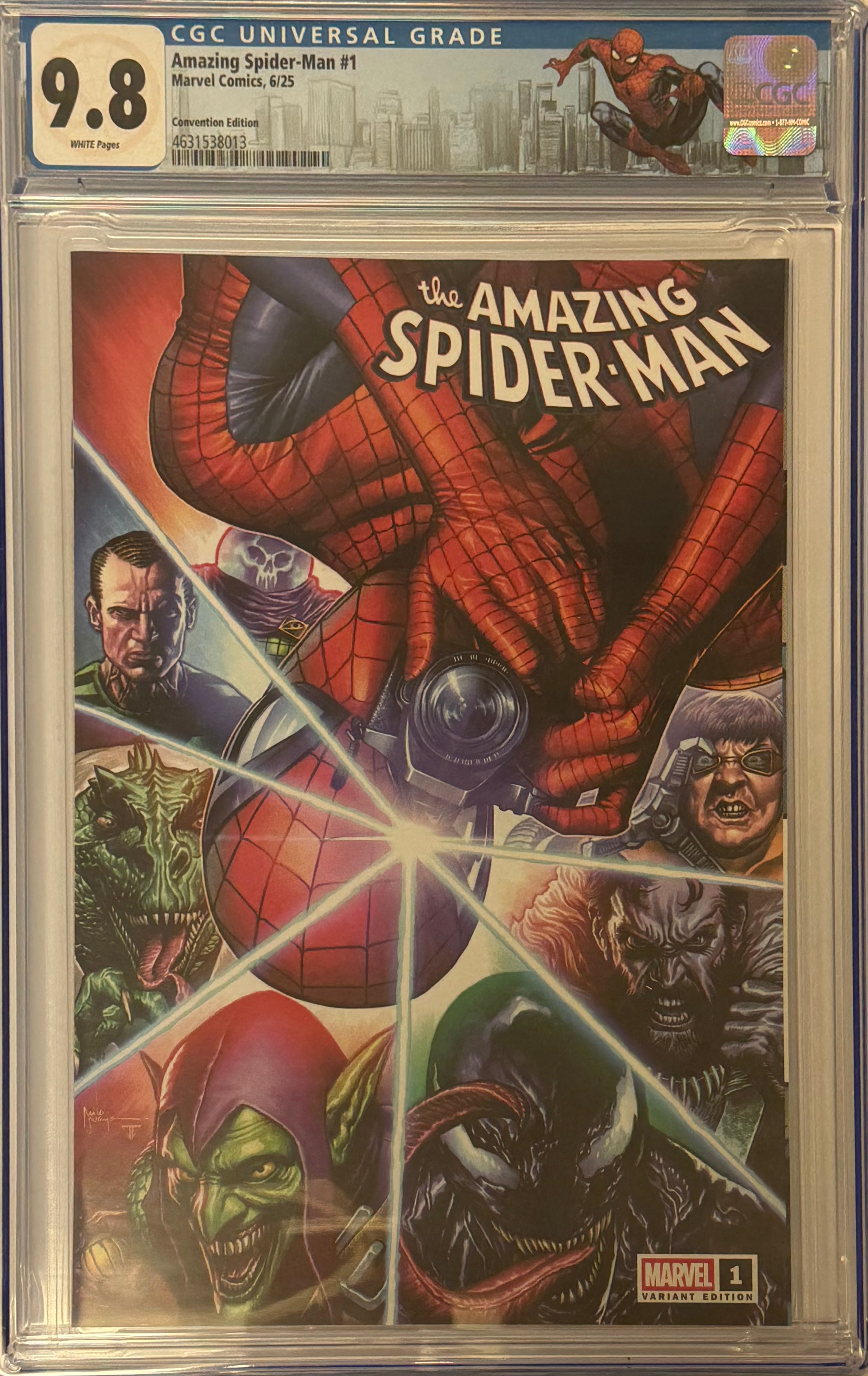 AMAZING SPIDER-MAN #1 MICO SUAYAN EXCLUSIVE CGC 9.8 (IN STOCK) C58