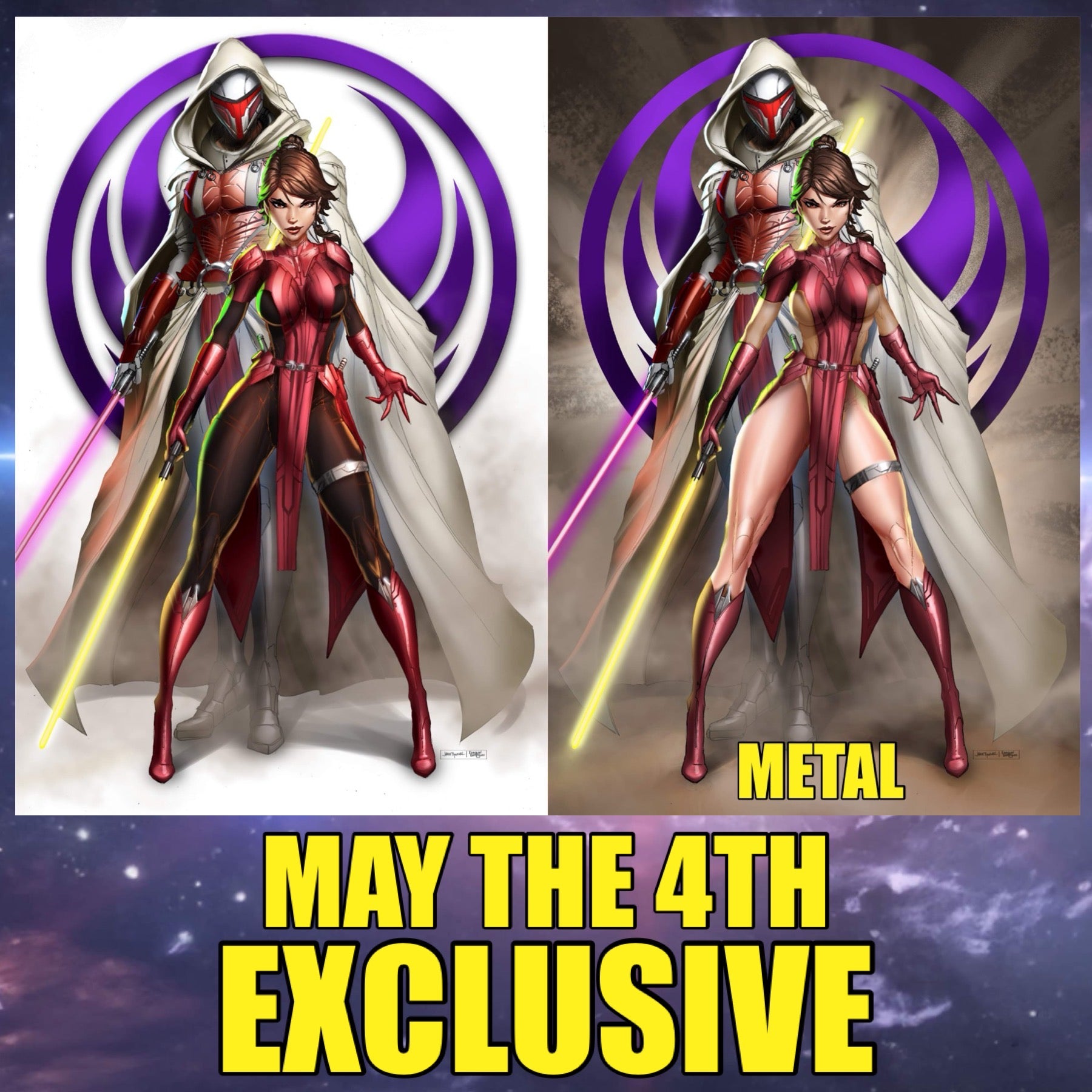 DAUGHTER'S OF EDEN #1 JAMIE TYNDALL MAY THE 4TH JEDI REVAN EXCLUSIVE VARIANT OPTIONS