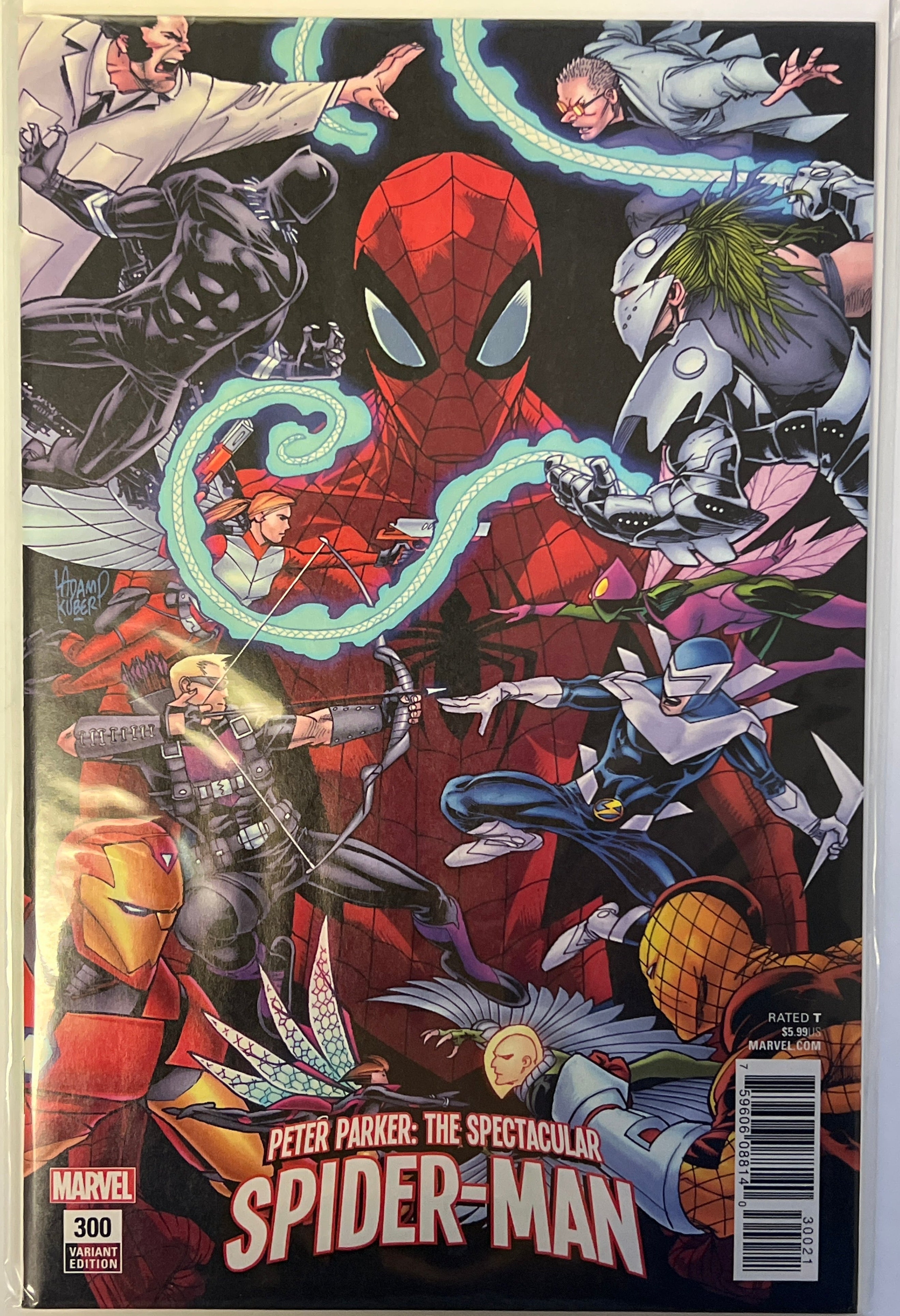 PETER PARKER SPECTACULAR SPIDER-MAN #300 1:25 KUBERT VARIANT (M99)