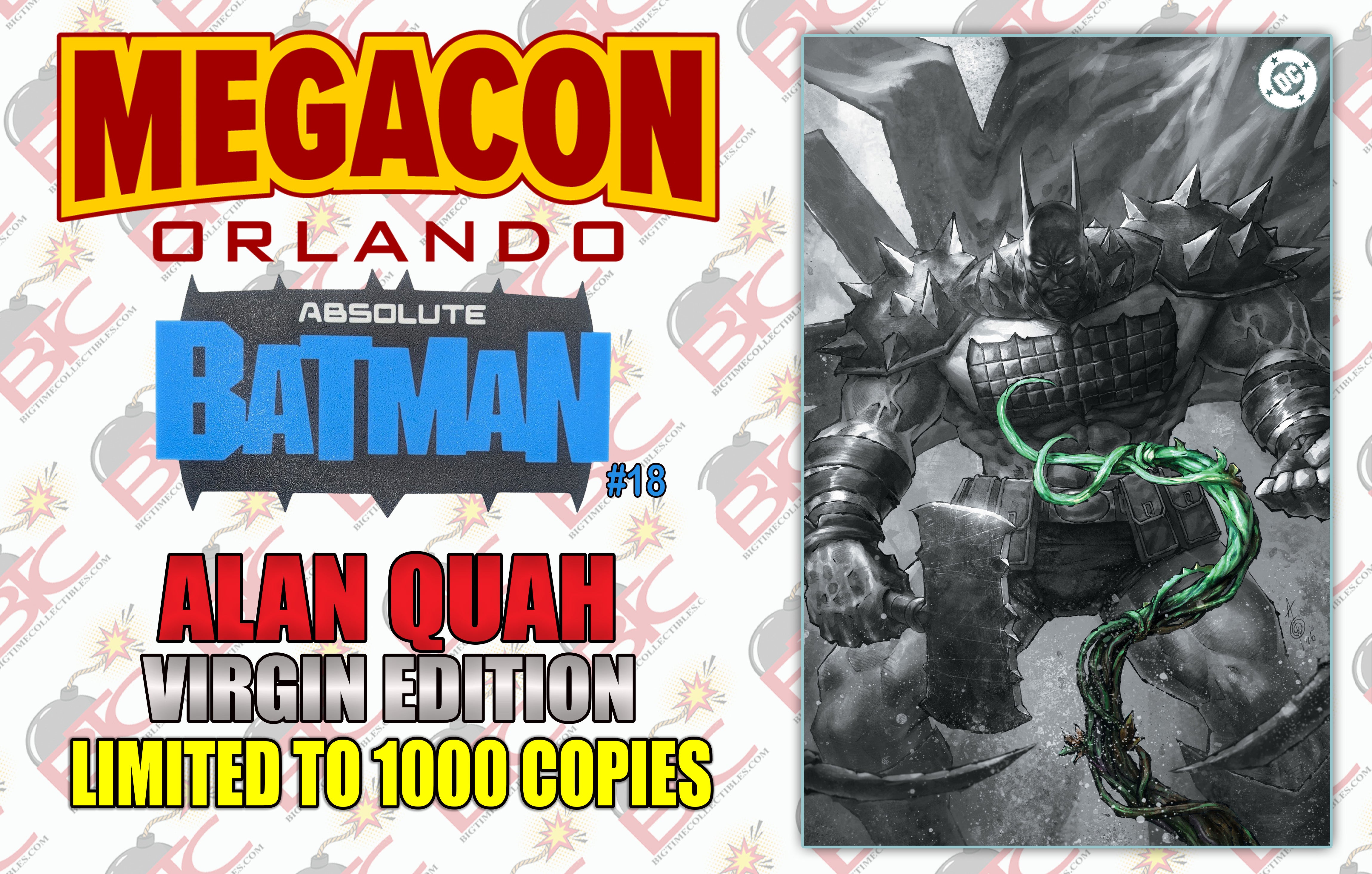 ABSOLUTE BATMAN #18 ALAN QUAH MEGACON EXCLUSIVE VARIANT COVERS