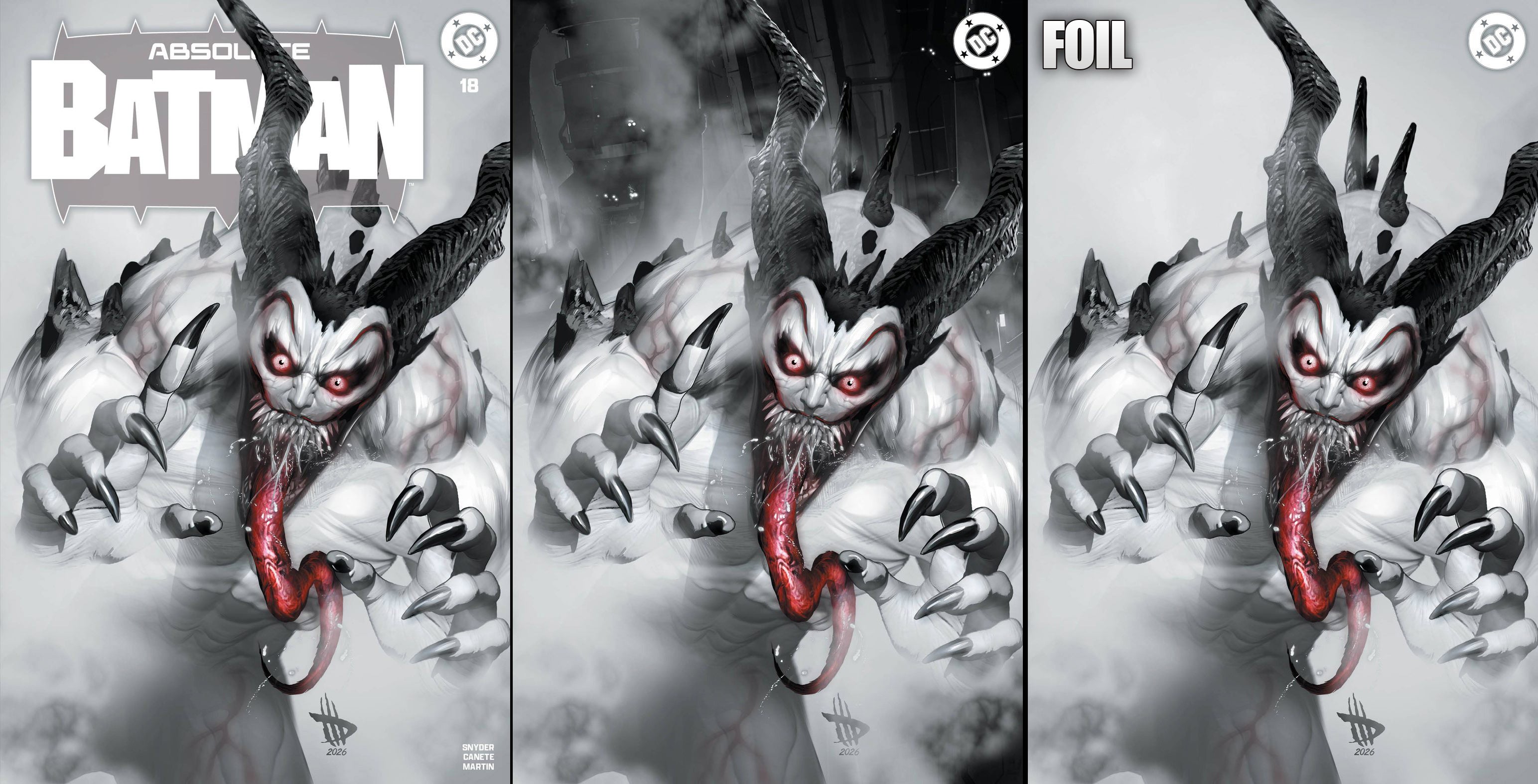 ABSOLUTE BATMAN #18 DAVE WILKINS MEGACON EXCLUSIVE VARIANT COVERS [03-