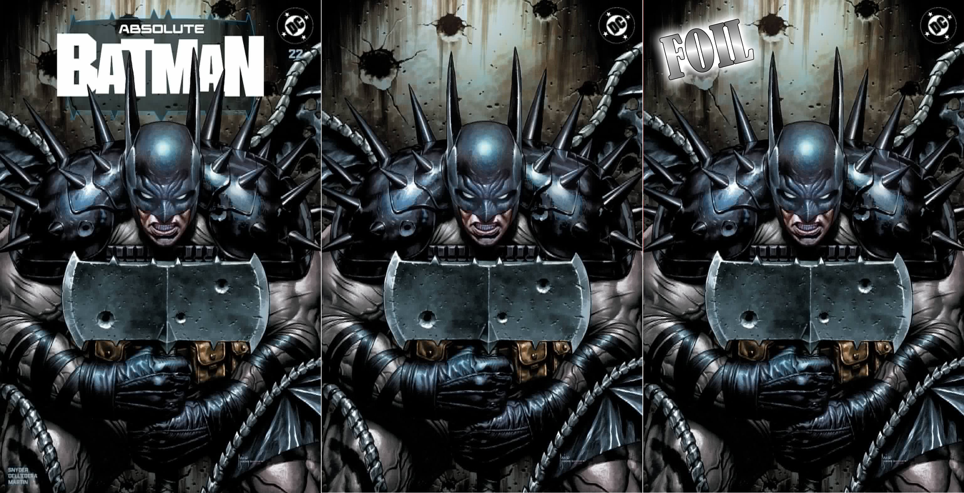 ABSOLUTE BATMAN #22 MICO SUAYAN SDCC EXCLUSIVE VARIANT COVERS