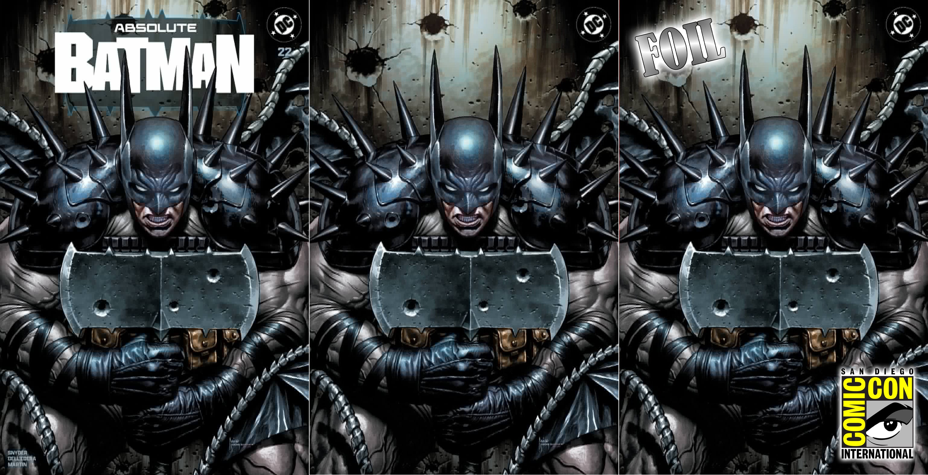 ABSOLUTE BATMAN #22 MICO SUAYAN SDCC EXCLUSIVE VARIANT COVERS